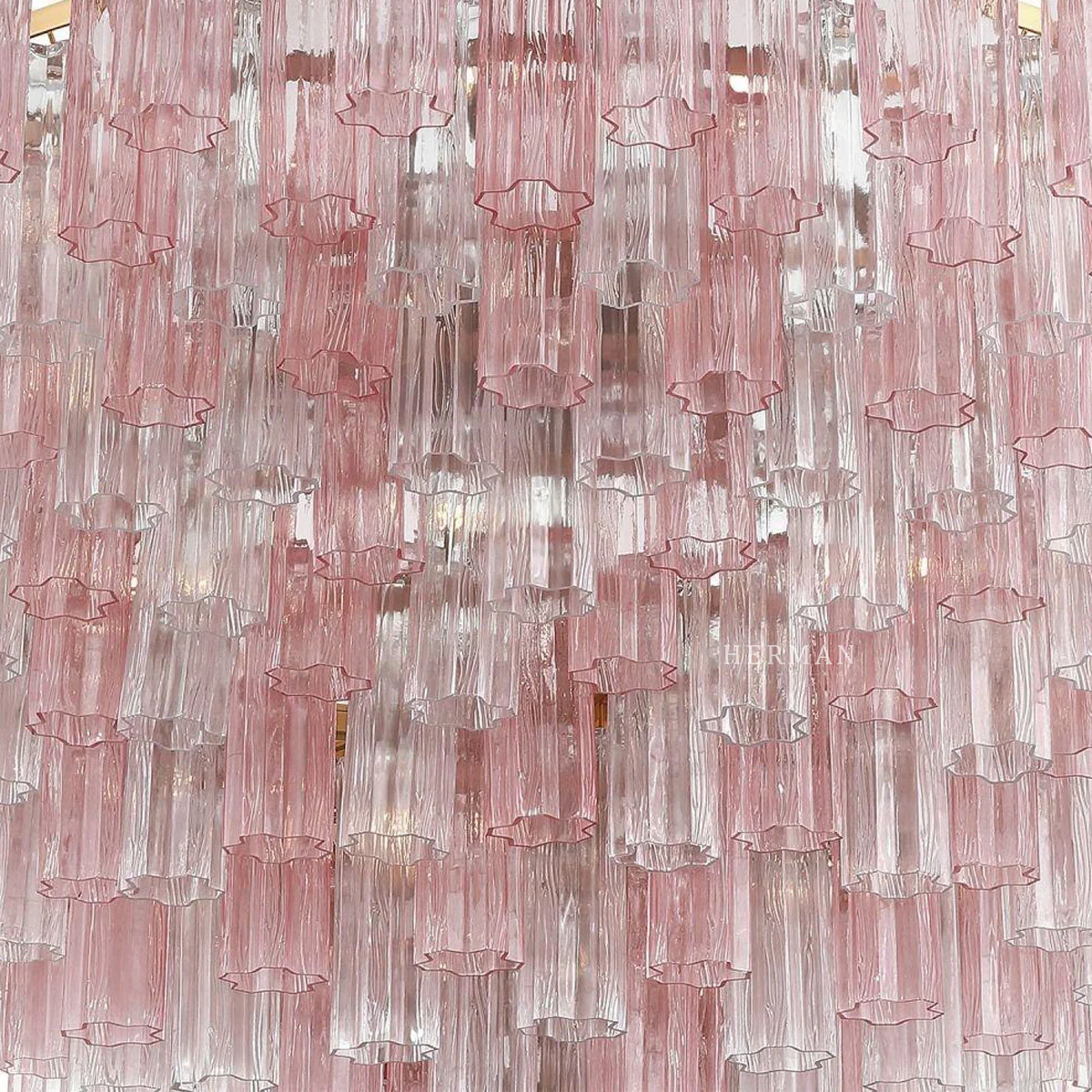 Addis Murano Glass 40 Light Chandelier 62" W - Image 10