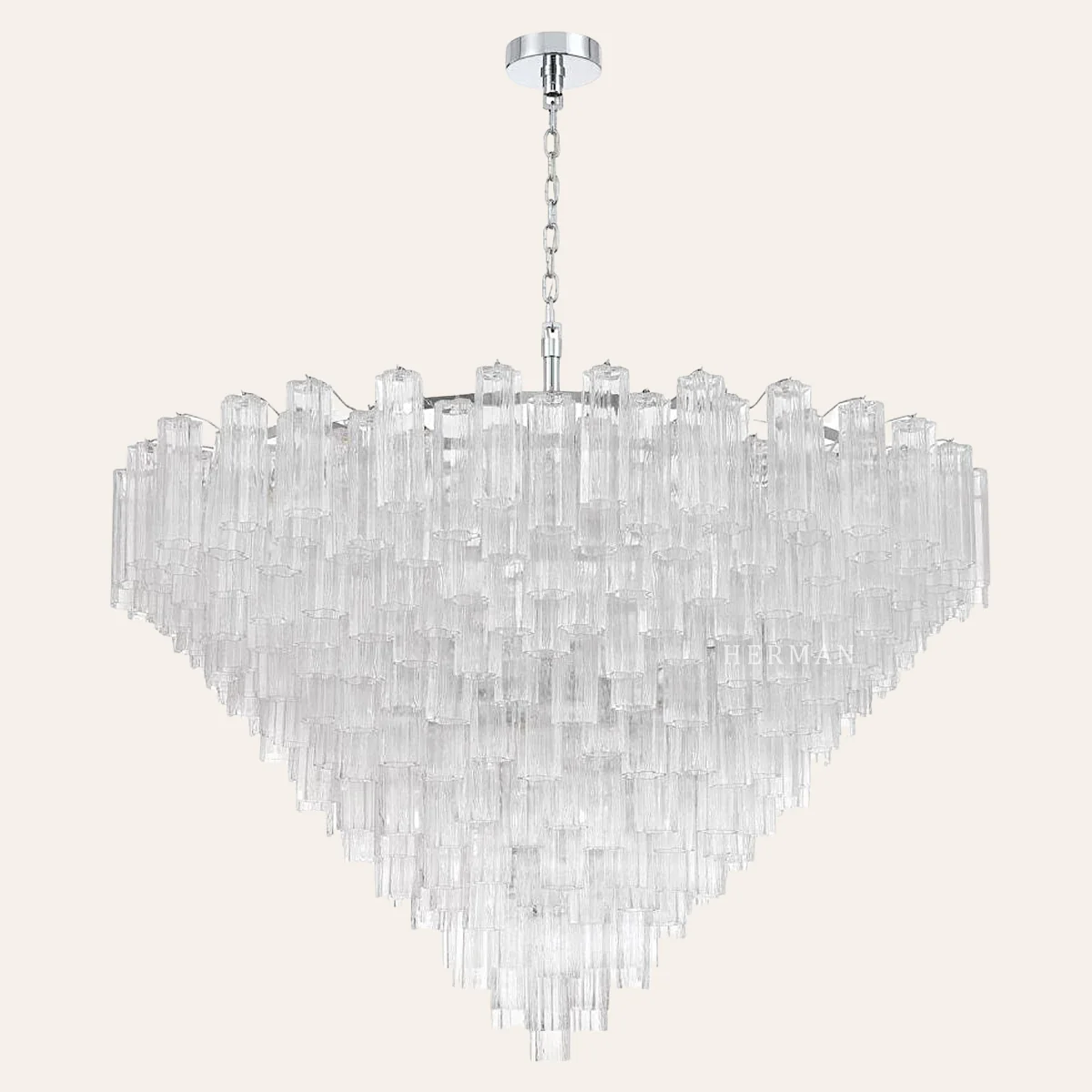 Addis Murano Glass 40 Light Chandelier 62" W - Image 19