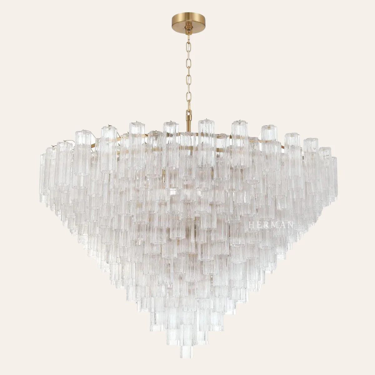 Addis Murano Glass 40 Light Chandelier 62" W - Image 20