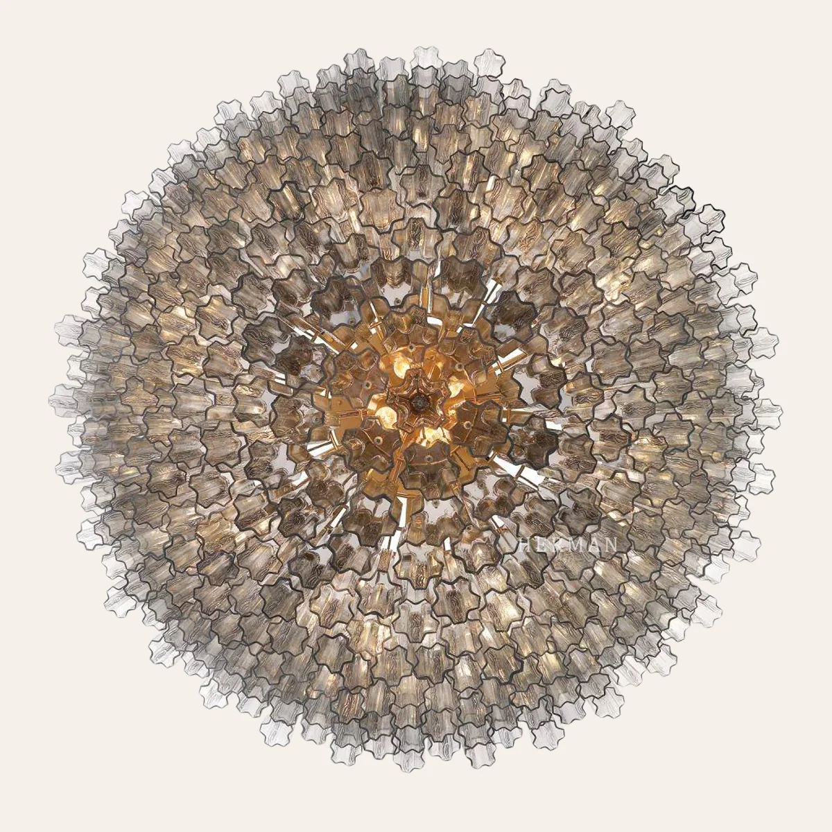 Addis Murano Glass 40 Light Chandelier 62" W - Image 30