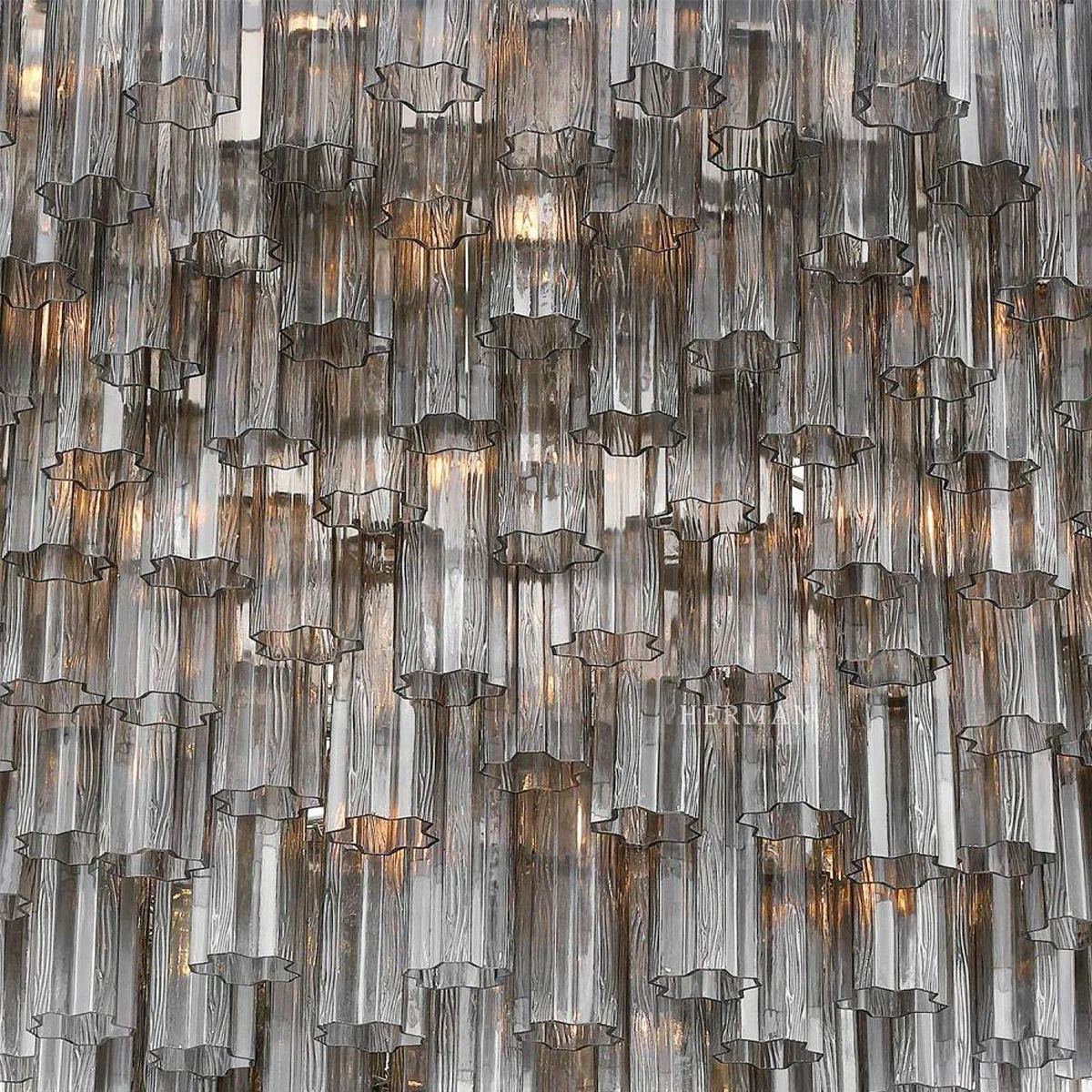 Addis Murano Glass 40 Light Chandelier 62" W - Image 31