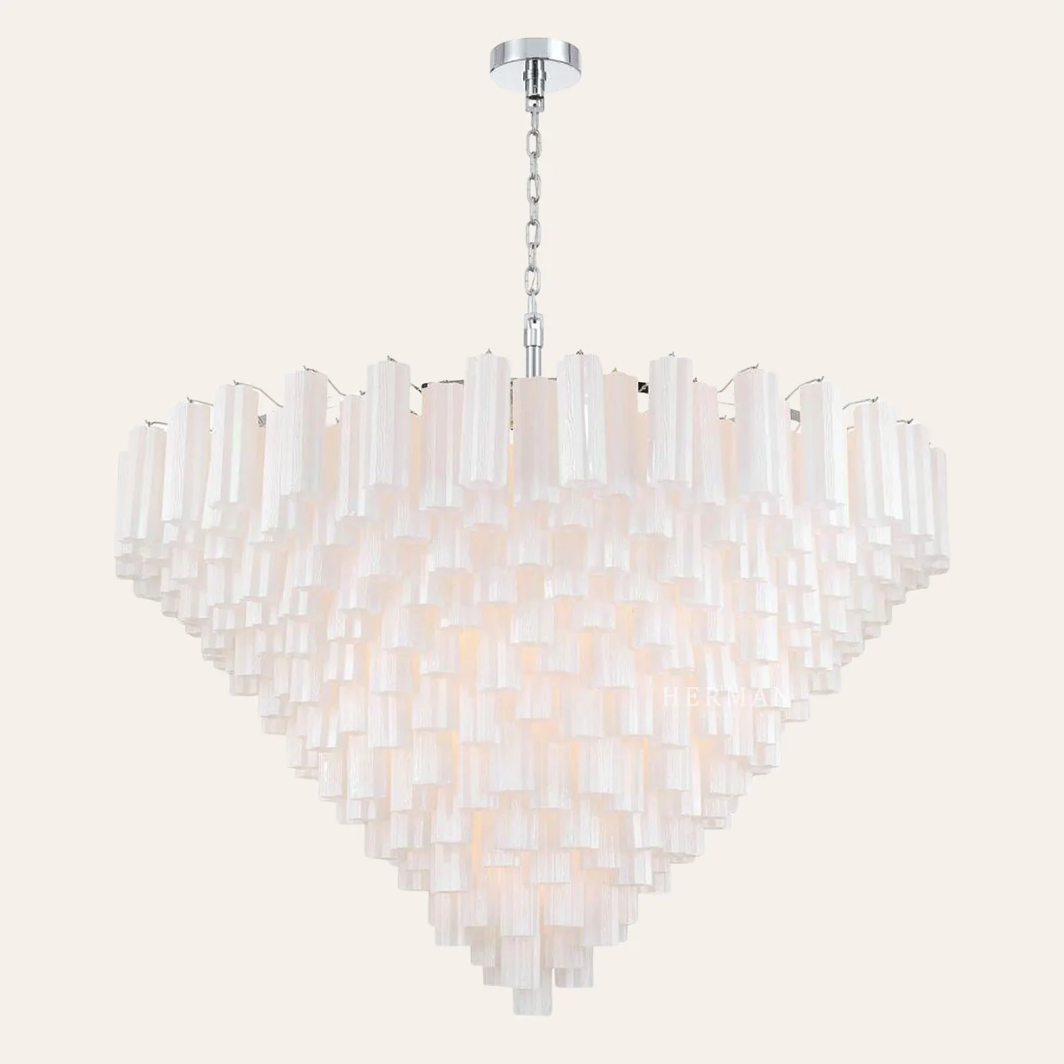 Addis Murano Glass 40 Light Chandelier 62" W - Image 32