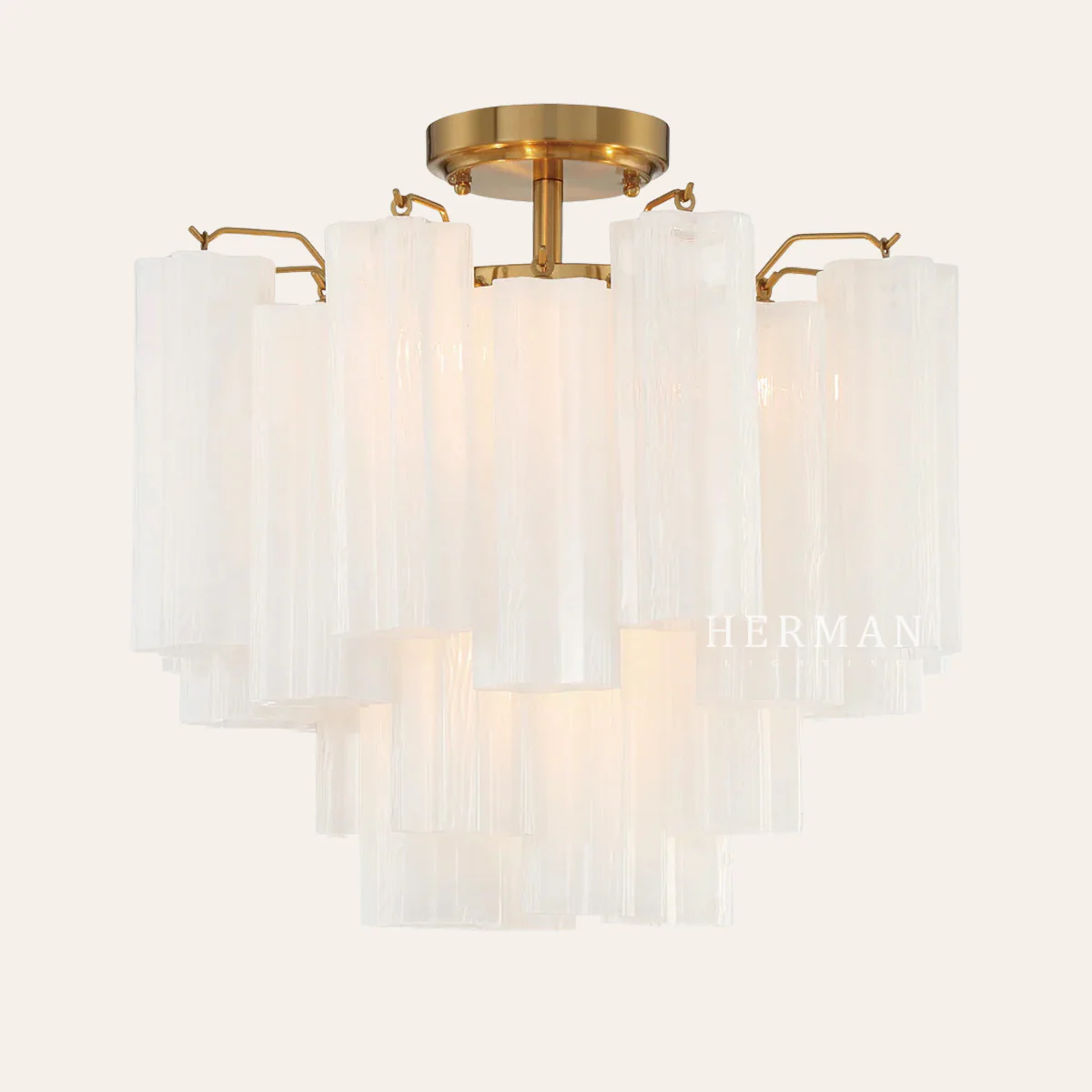 Addis Murano Glass Semi-Flush Ceiling Mount 17''W - Image 12