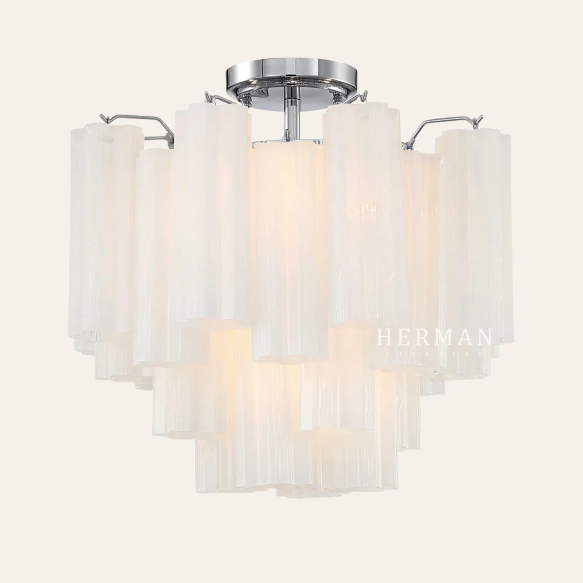 Addis Murano Glass Semi-Flush Ceiling Mount 17''W - Image 14