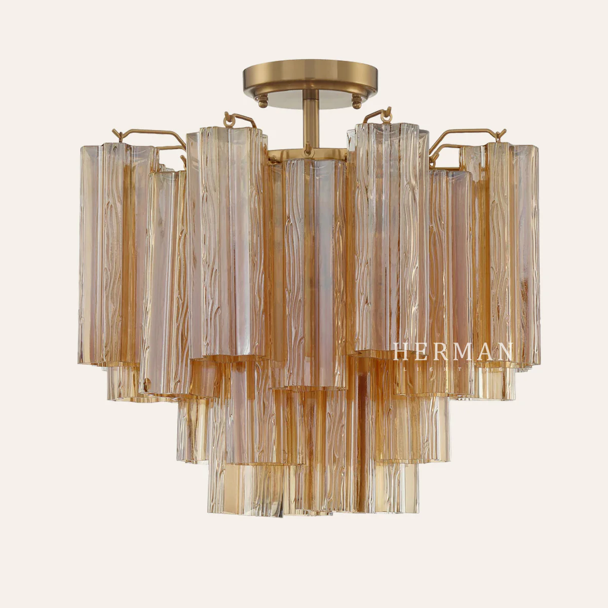 Addis Murano Glass Semi-Flush Ceiling Mount 17''W - Image 18