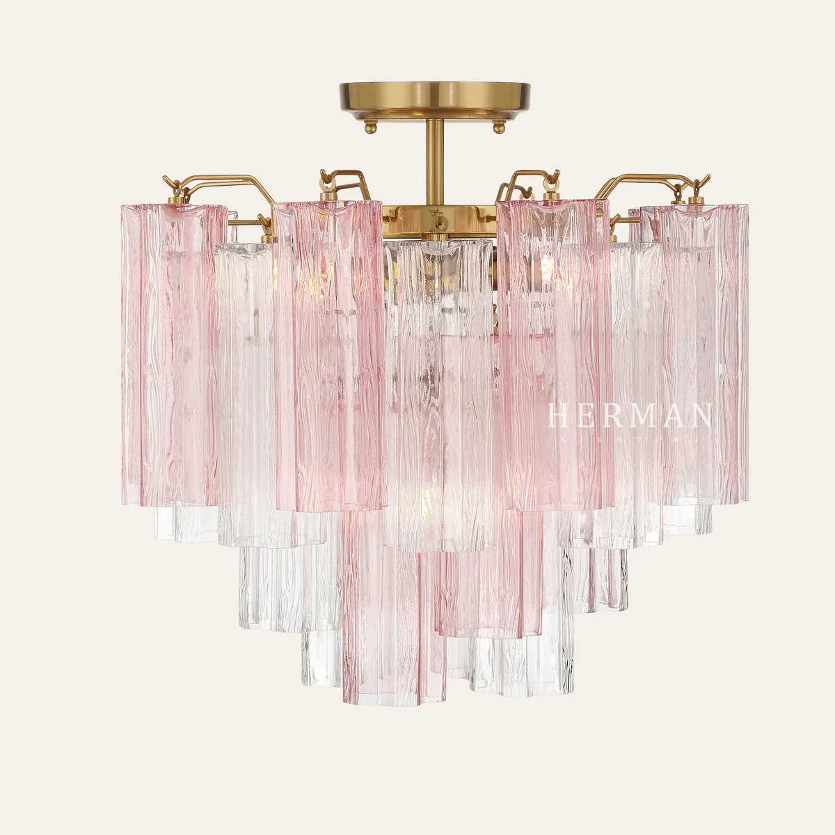 Addis Murano Glass Semi-Flush Ceiling Mount 17''W - Image 22
