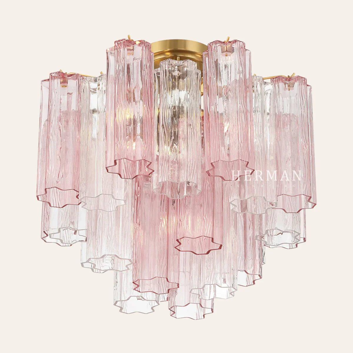 Addis Murano Glass Semi-Flush Ceiling Mount 17''W - Image 23