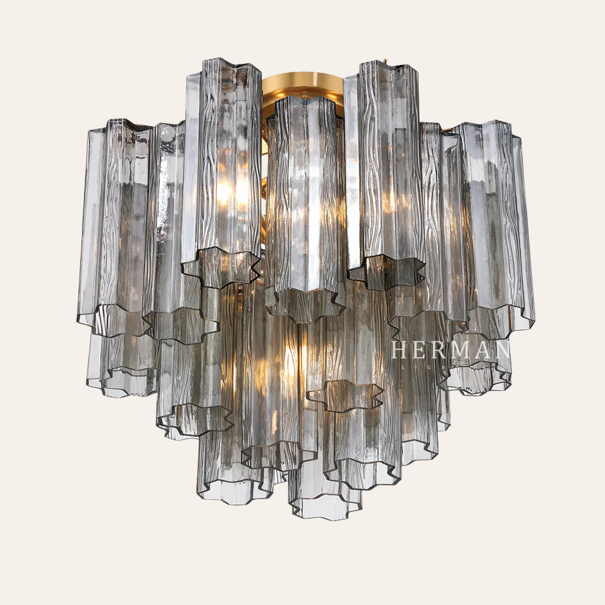 Addis Murano Glass Semi-Flush Ceiling Mount 17''W - Image 28