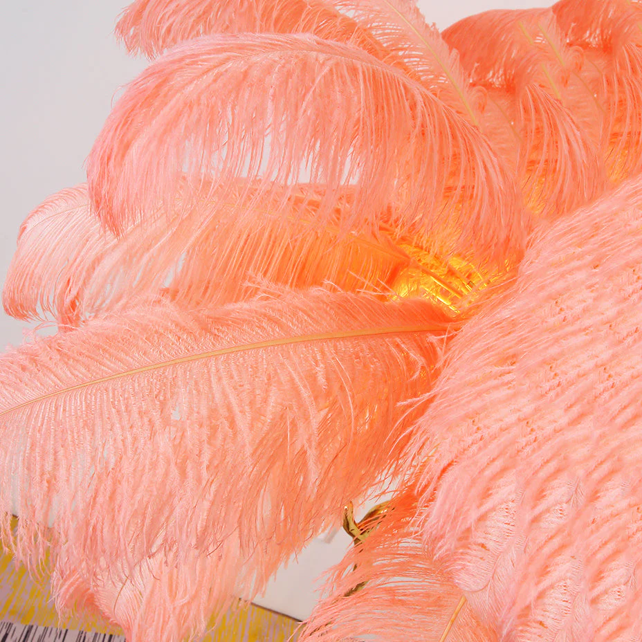 Aisa Featherly Ostrich Feathe Table Lamp - Image 5