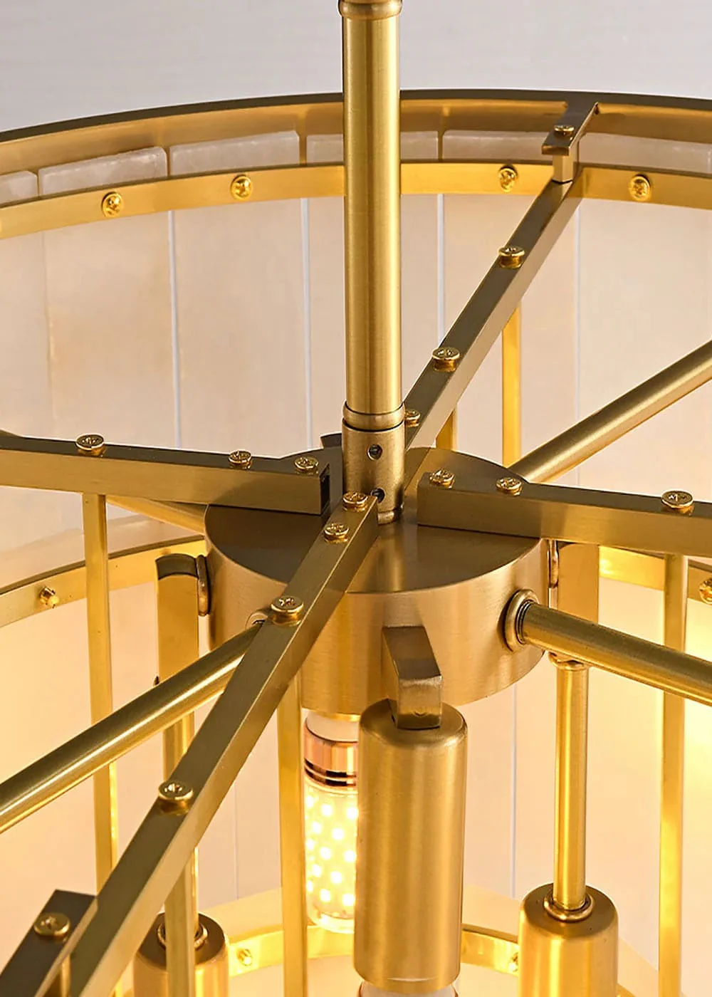 Alabaster 2/3/4/5 Tiered Chandelier - Image 13