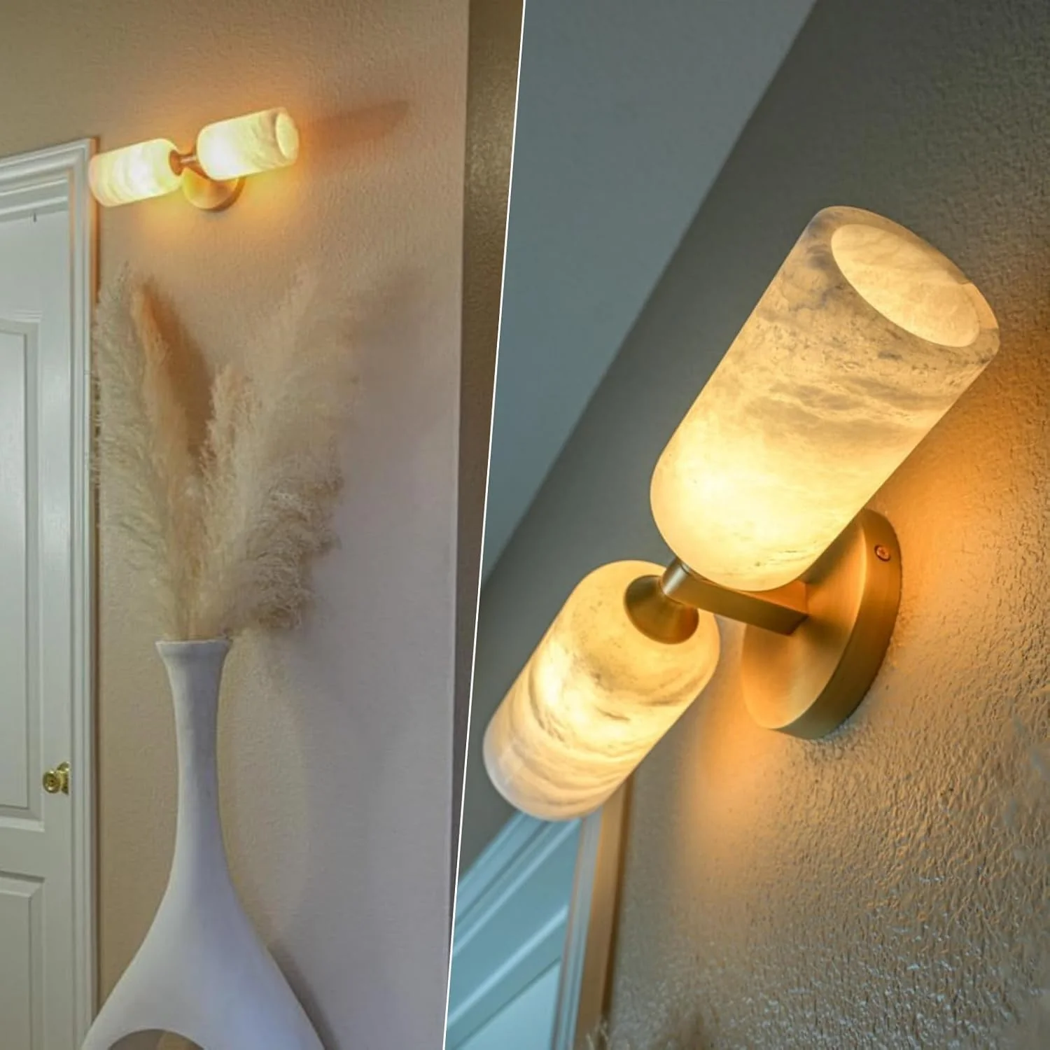 Monty Alabaster Linear Wall Sconce - Image 2