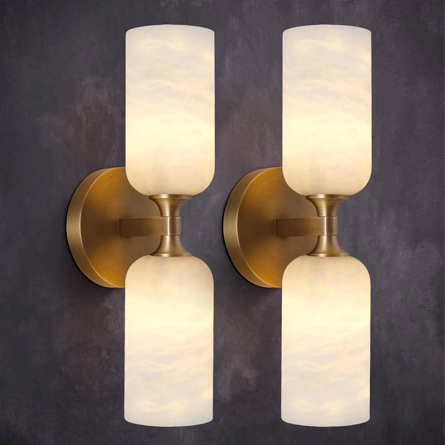 Monty Alabaster Linear Wall Sconce - Image 7