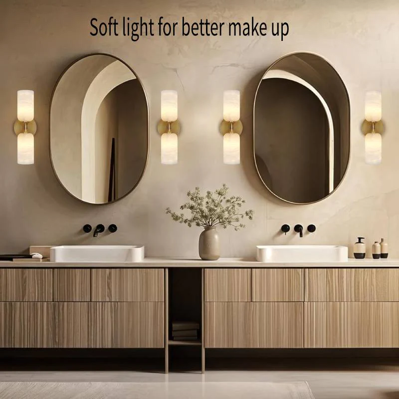 Monty Alabaster Linear Wall Sconce - Image 8