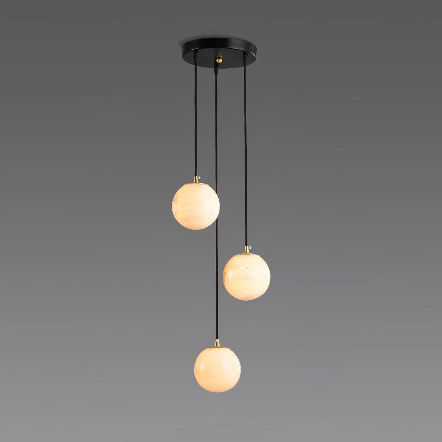 Alabaster Balls Cluster Chandelier - Image 11