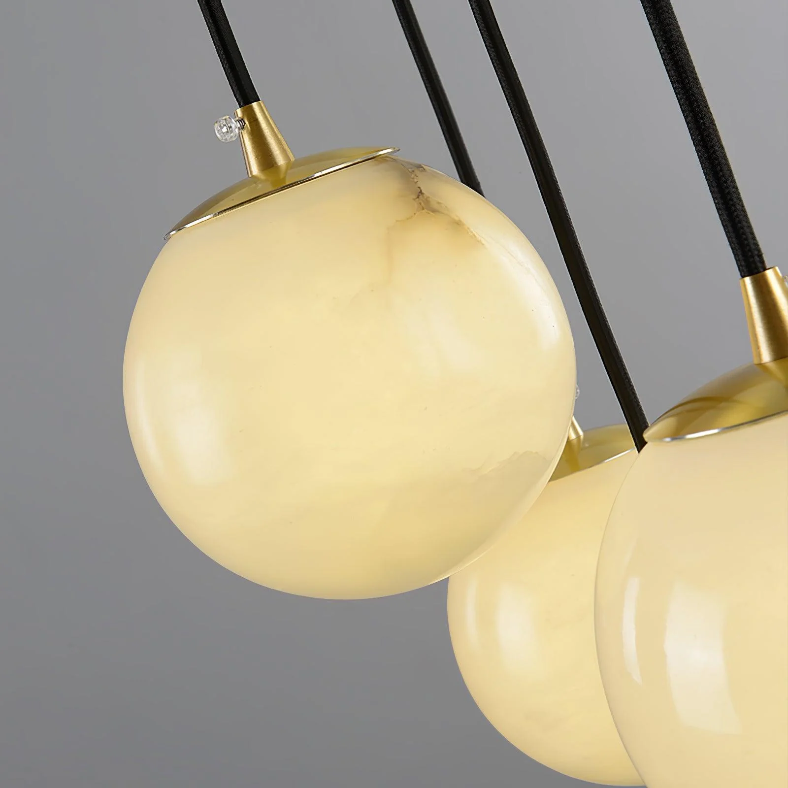 Alabaster Balls Cluster Chandelier - Image 17