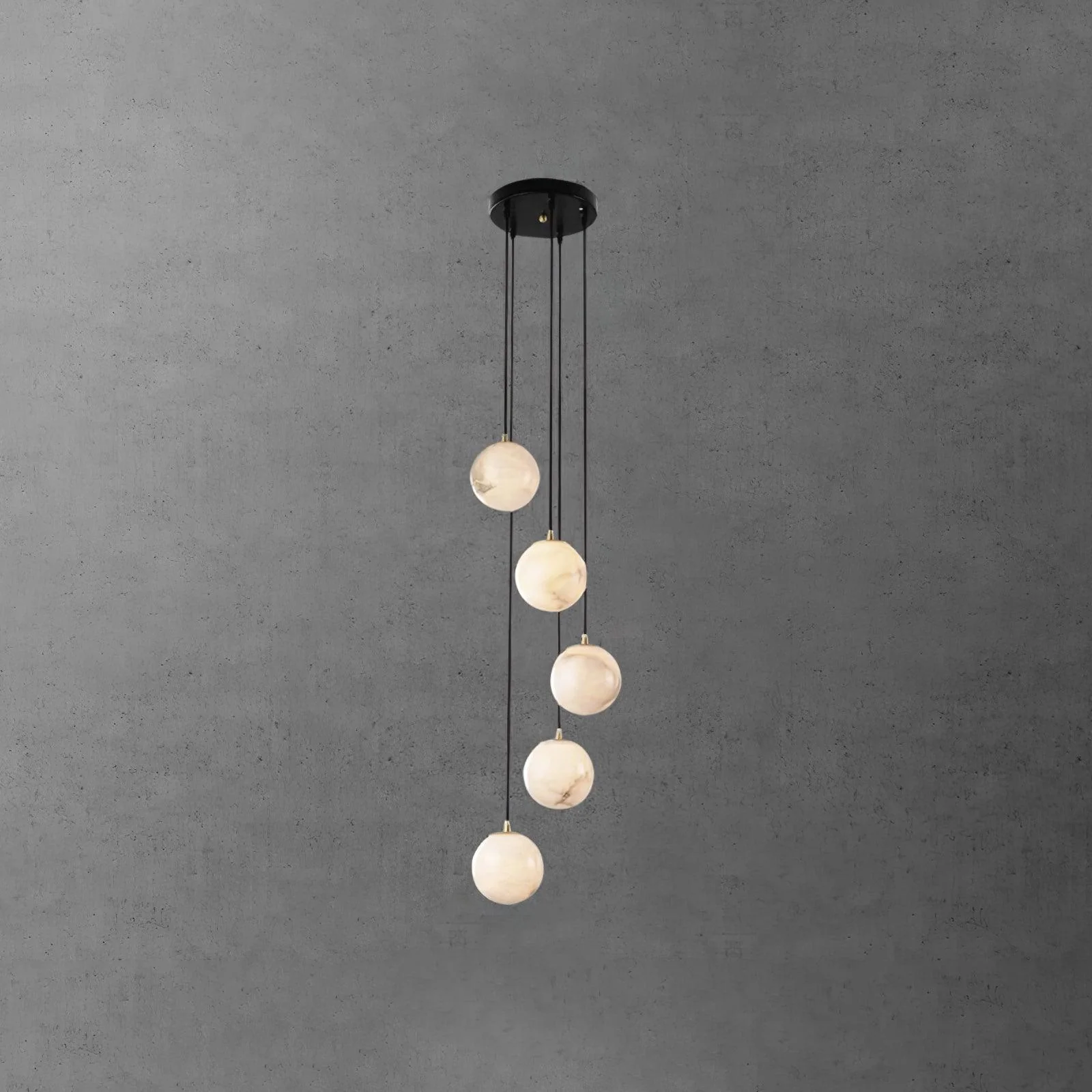 Alabaster Balls Cluster Chandelier - Image 40