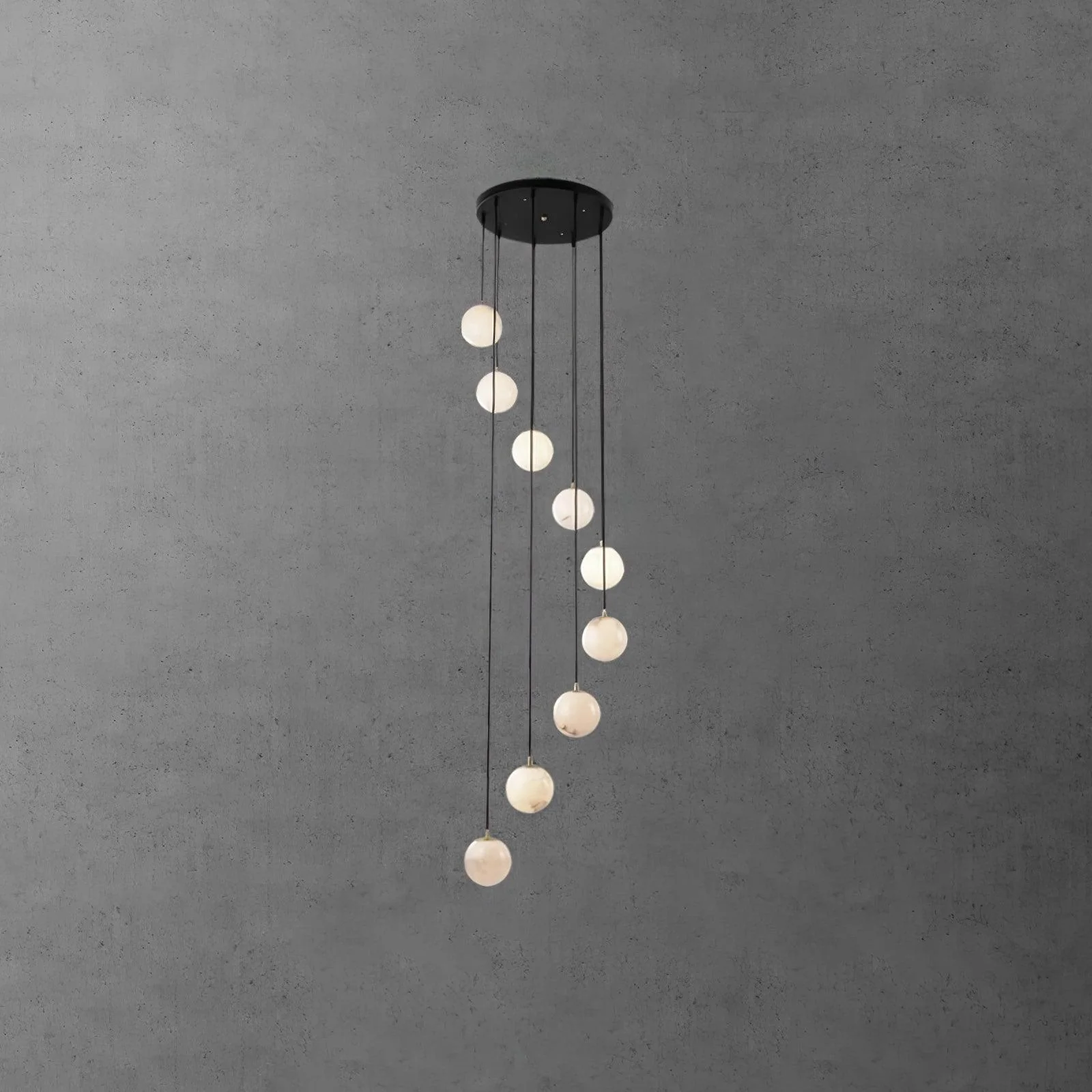 Alabaster Balls Cluster Chandelier - Image 42