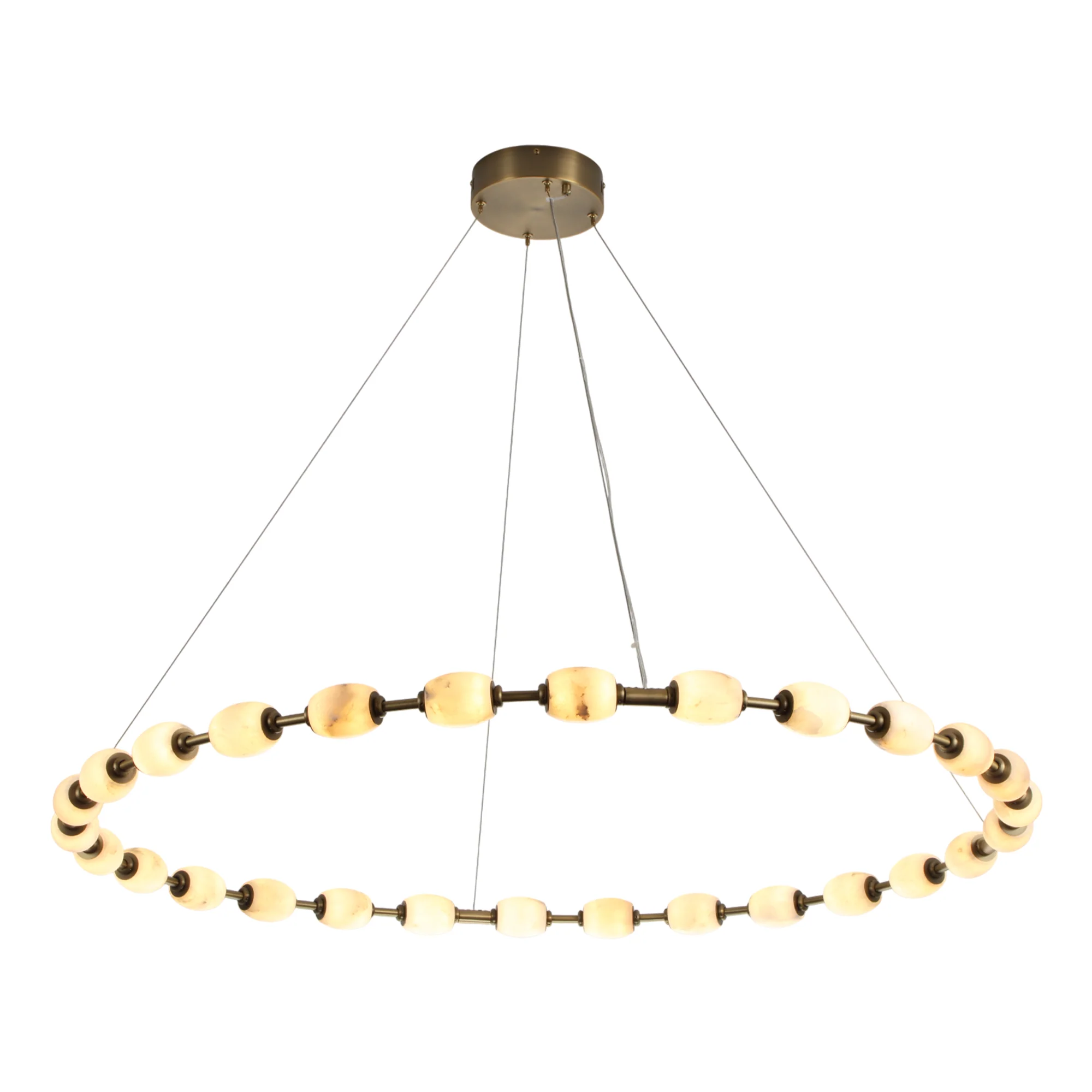 Alabaster Bead LED Pendant Light - Image 10