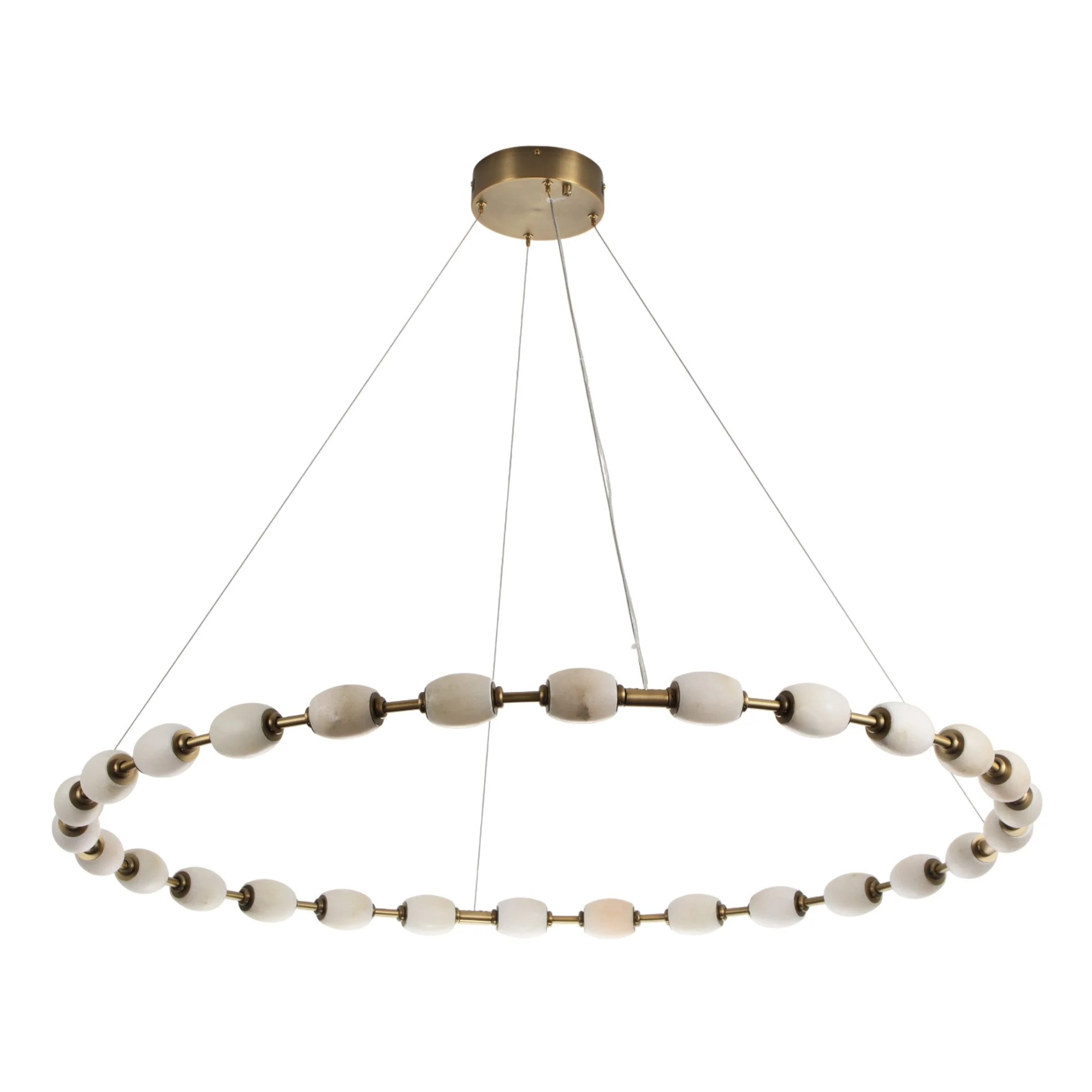 Alabaster Bead LED Pendant Light - Image 13