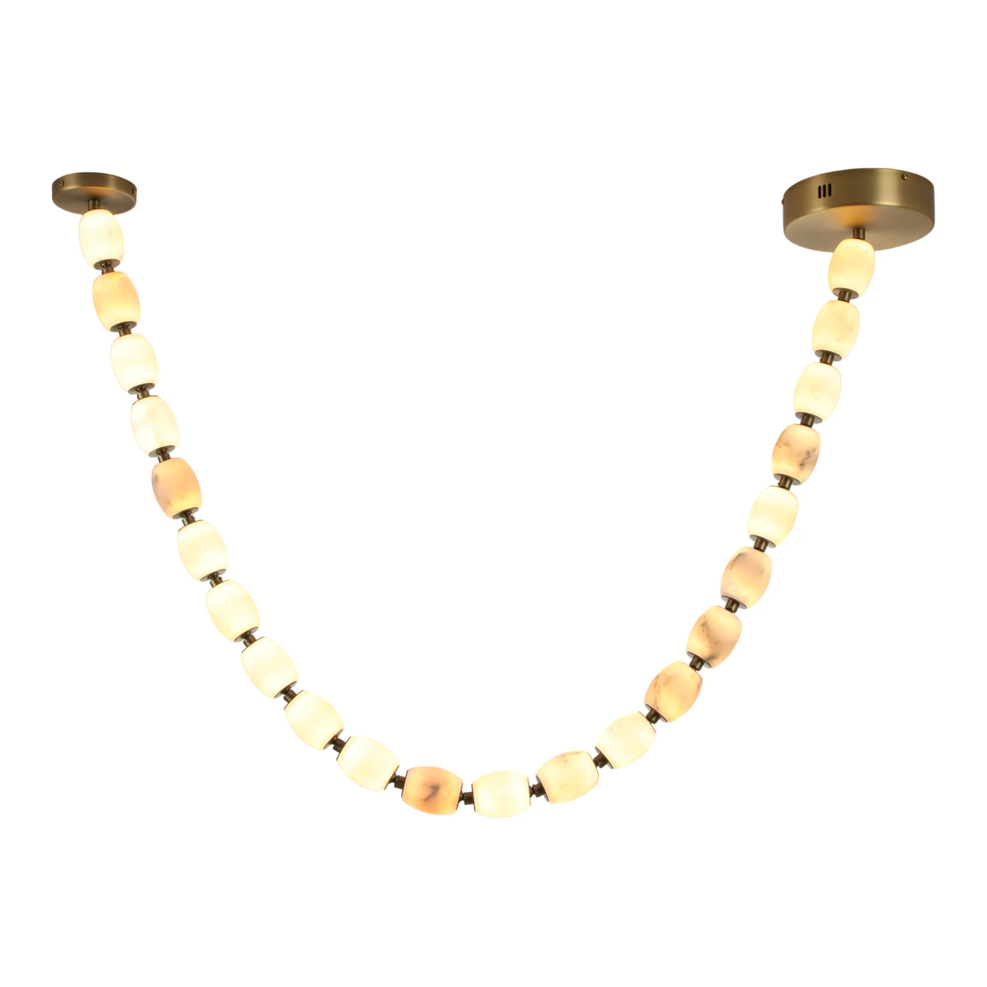 Alabaster Bead LED Pendant Light - Image 14
