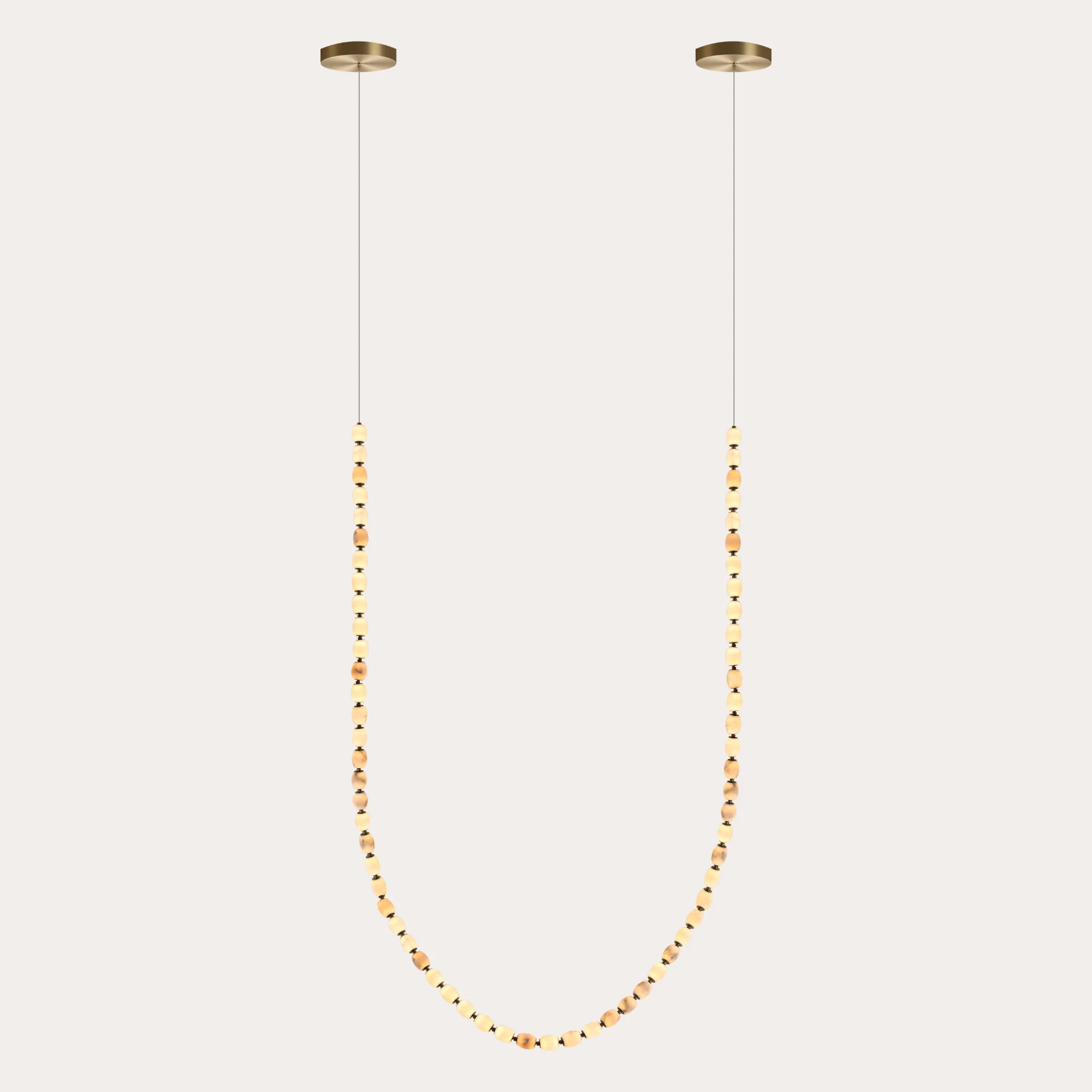 Alabaster Bead LED Pendant Light - Image 17