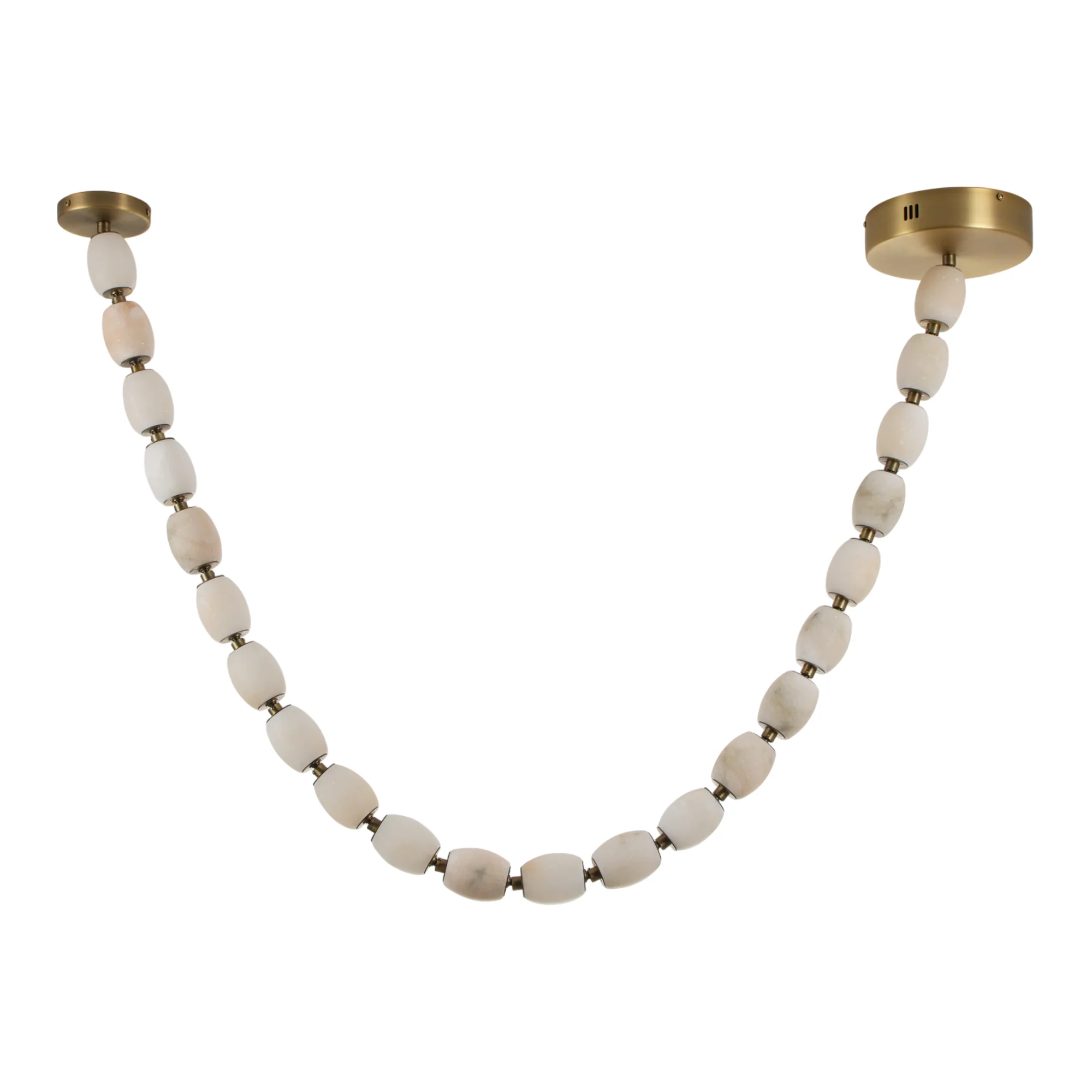 Alabaster Bead LED Pendant Light - Image 4