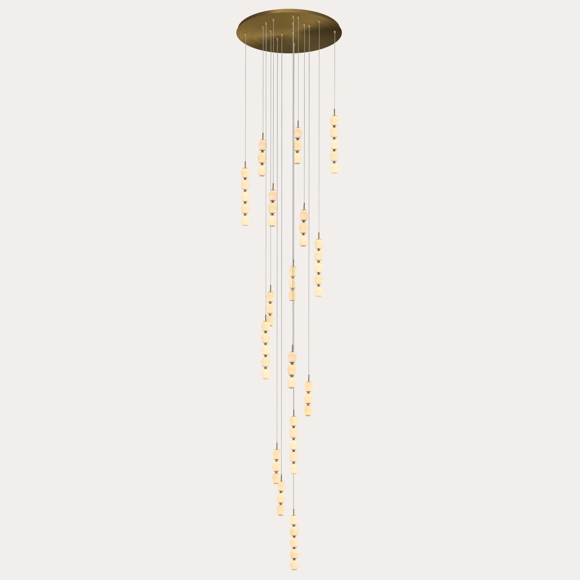 Alabaster Bead LED Pendant Light - Image 5