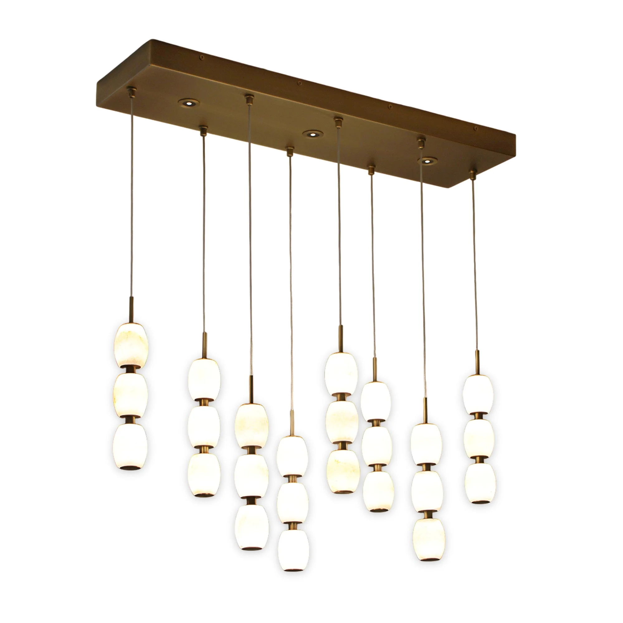 Alabaster Bead LED Pendant Light - Image 7