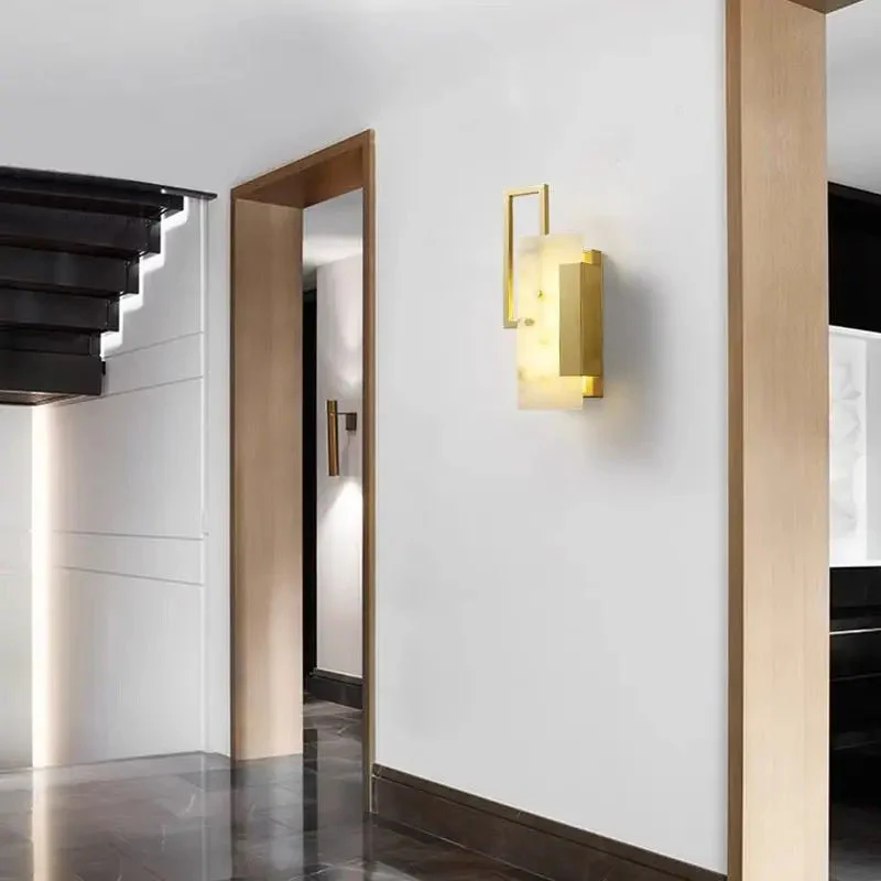 Alabaster Bedroom Wall Sconces Light - Image 7