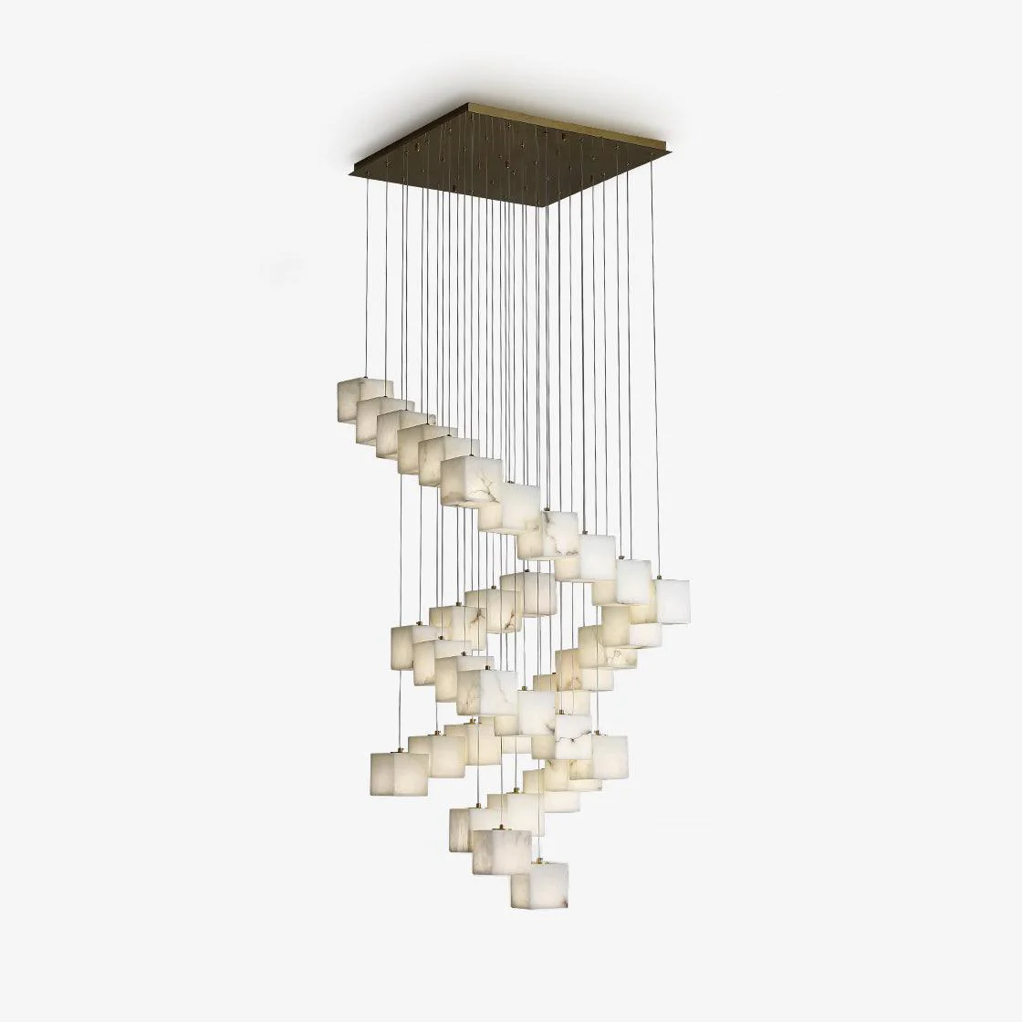 Alabaster Box Pendant Light - Image 12