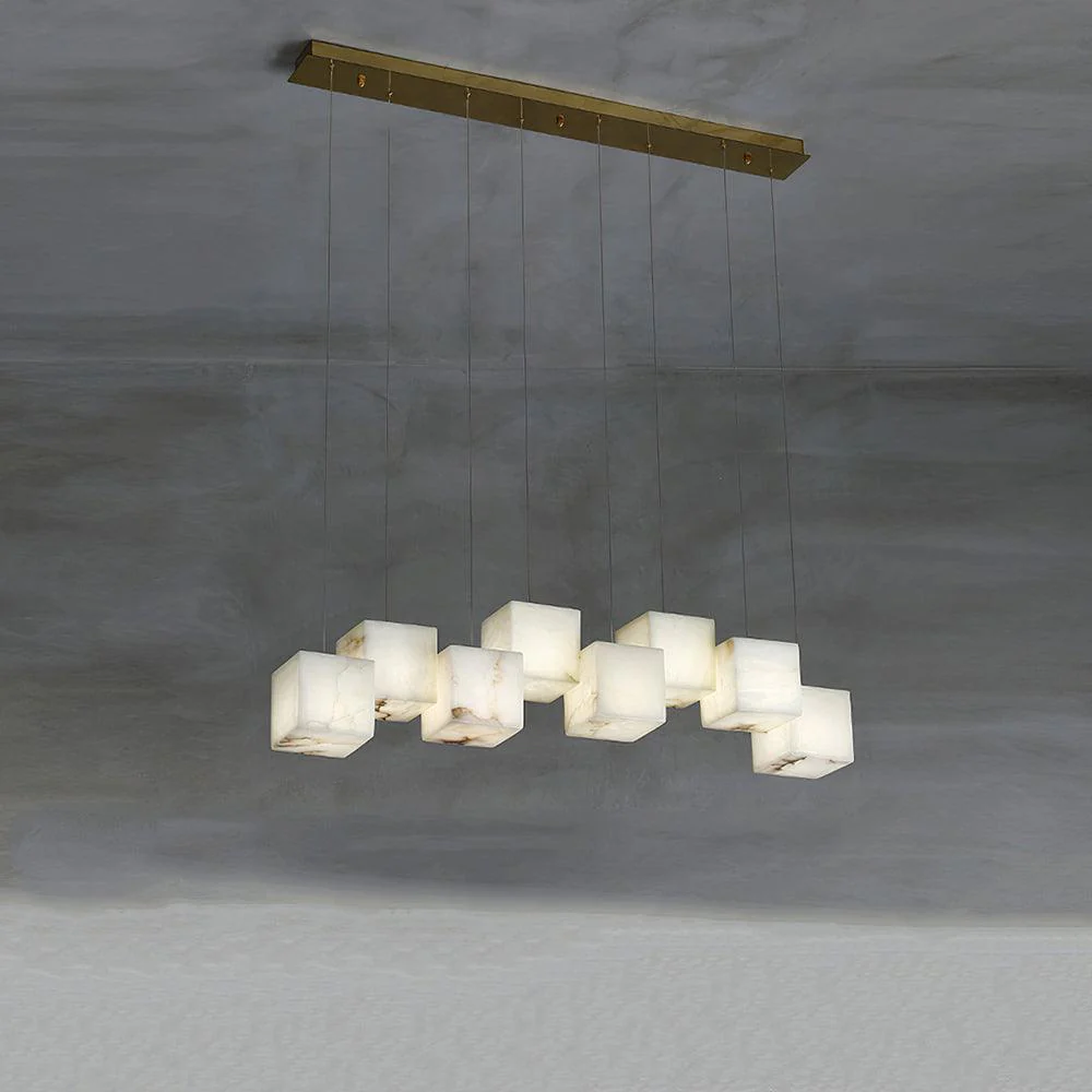 Alabaster Box Pendant Light - Image 21