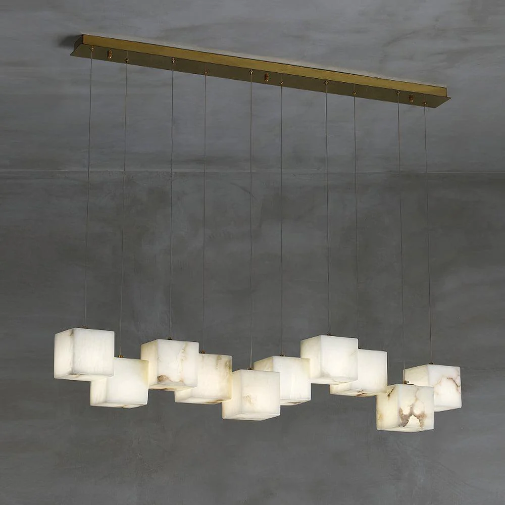 Alabaster Box Pendant Light - Image 28
