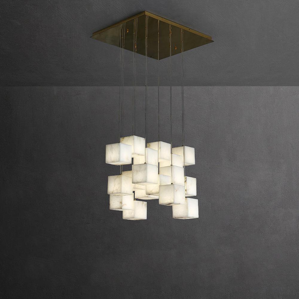 Alabaster Box Pendant Light - Image 3