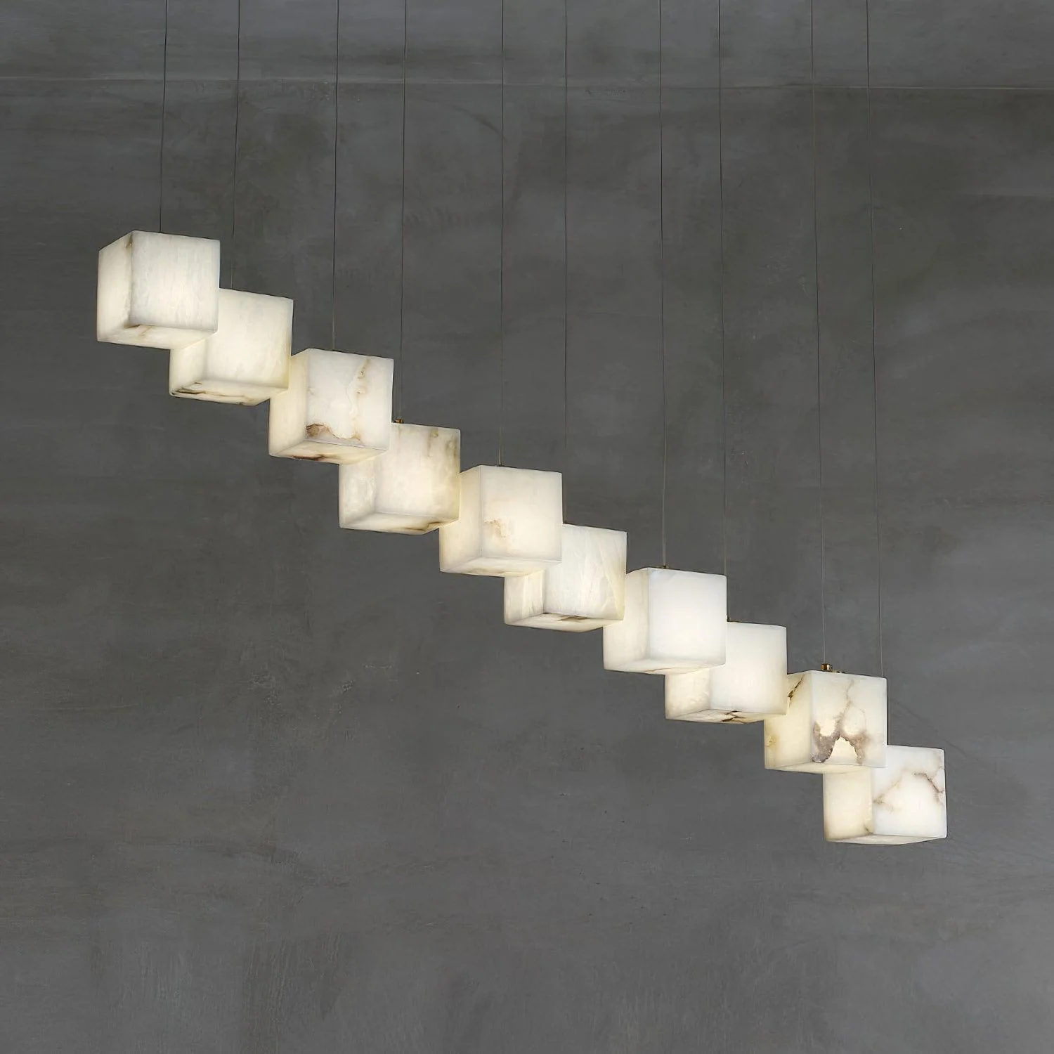 Alabaster Box Pendant Light - Image 5
