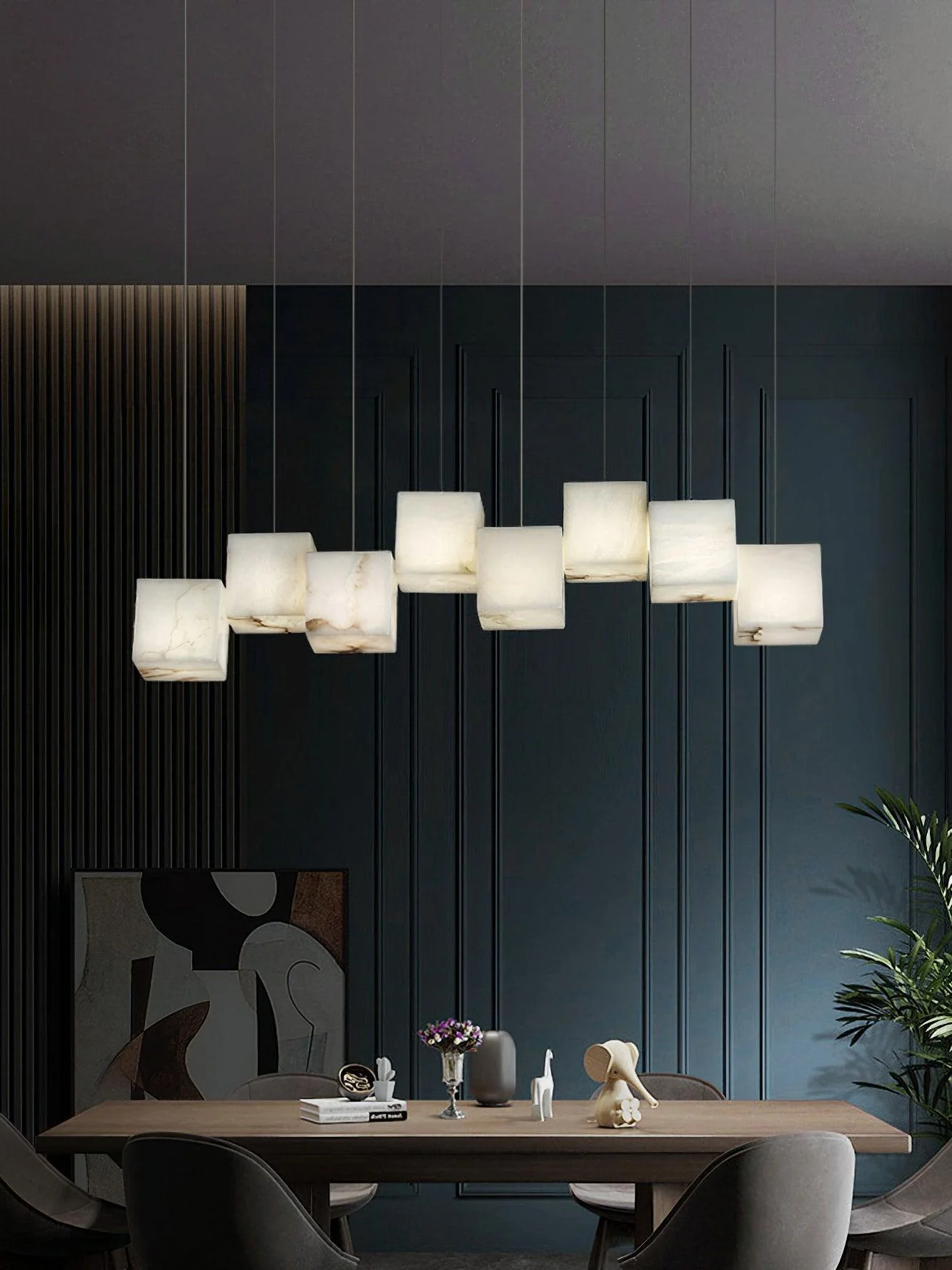 Alabaster Box Pendant Light - Image 6
