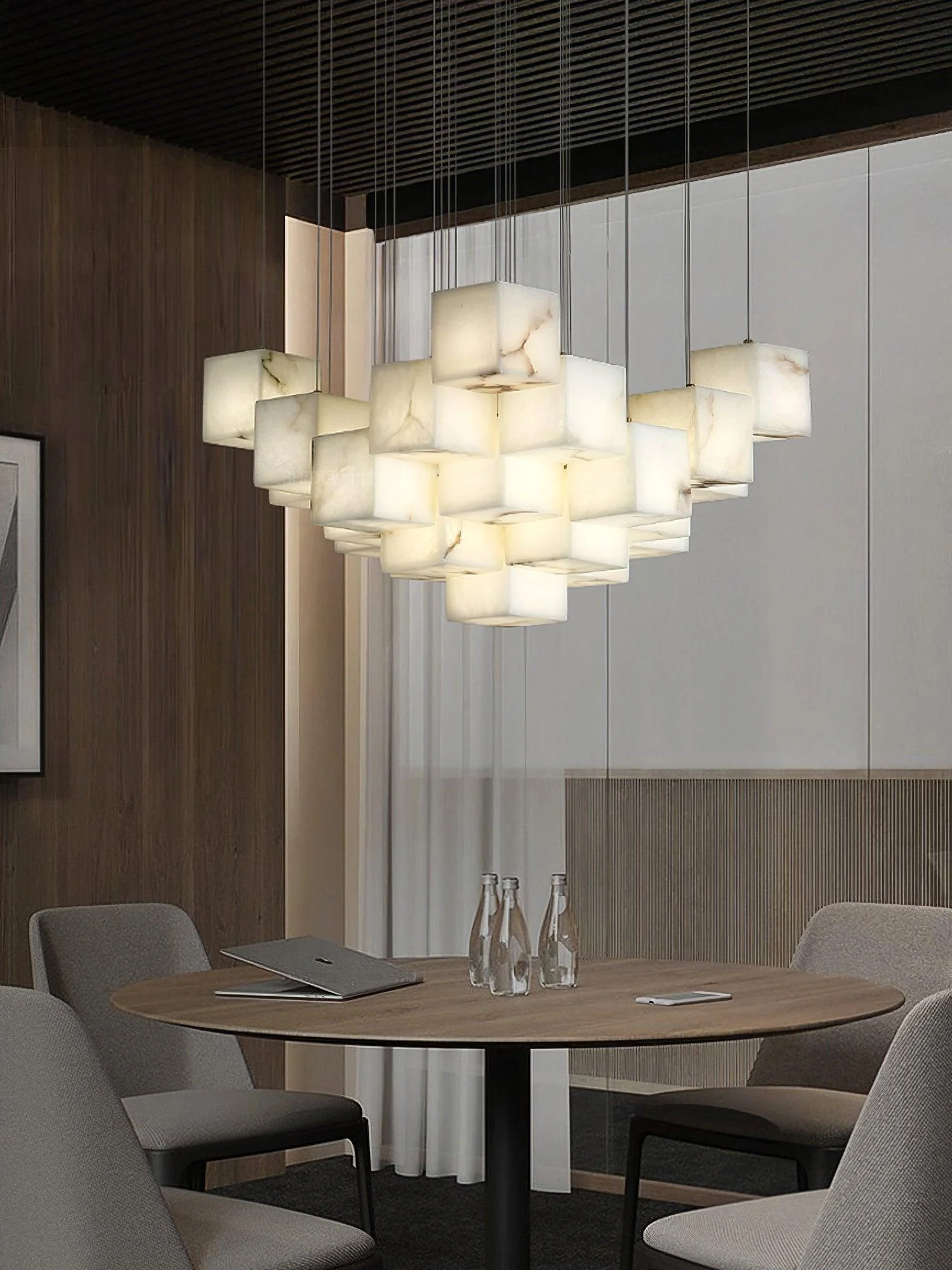 Alabaster Box Pendant Light - Image 9
