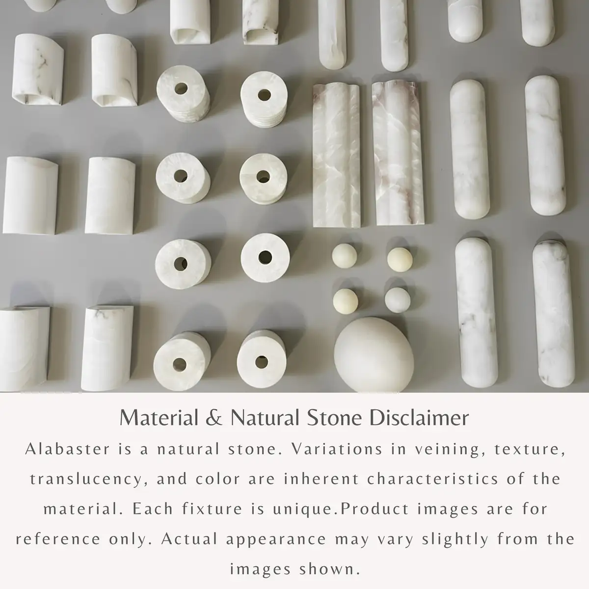 Alabaster Flakes Linear Chandelier- Chain - Image 4