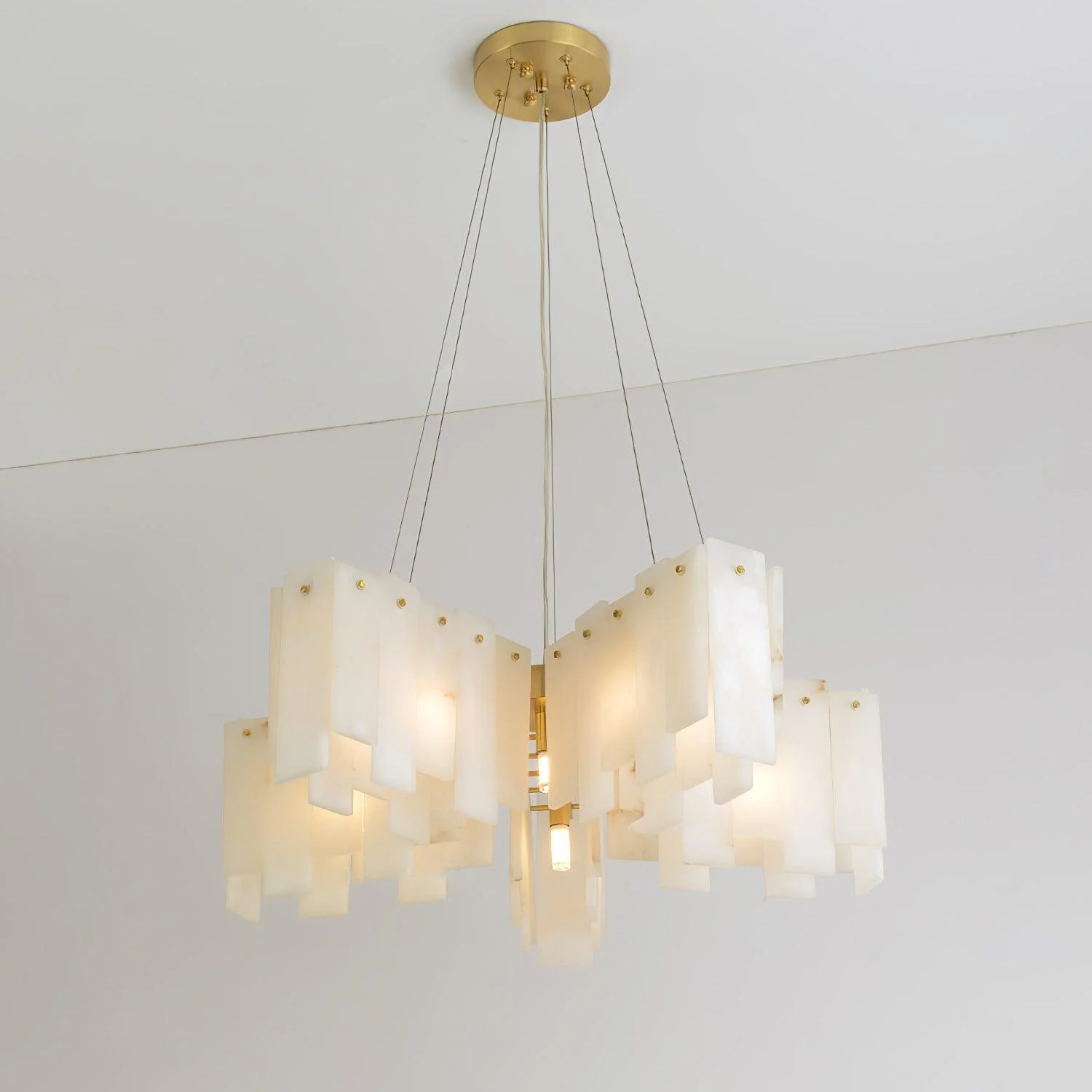 Alabaster Cascade Tiered Chandelier - Image 14