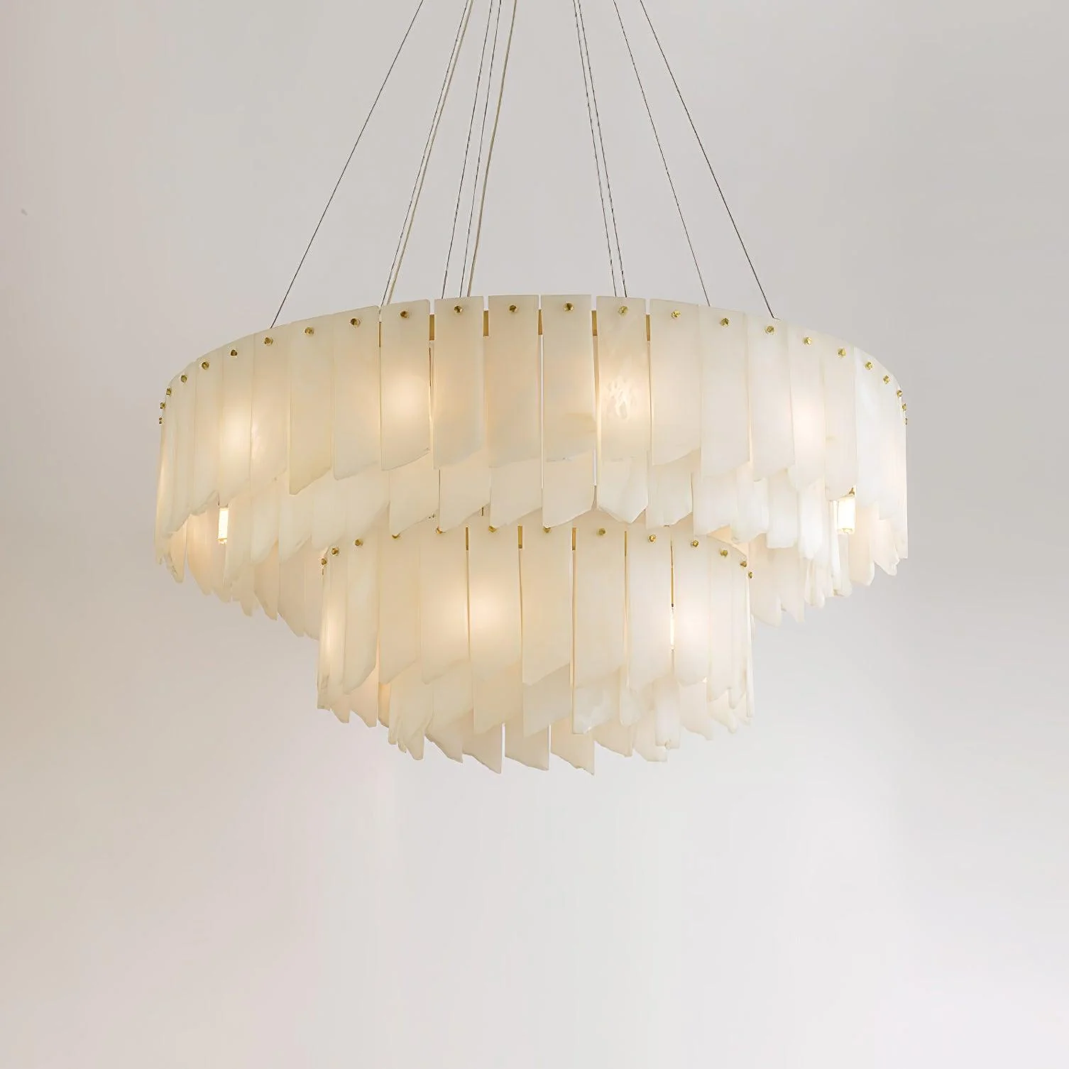 Alabaster Cascade Tiered Chandelier - Image 24