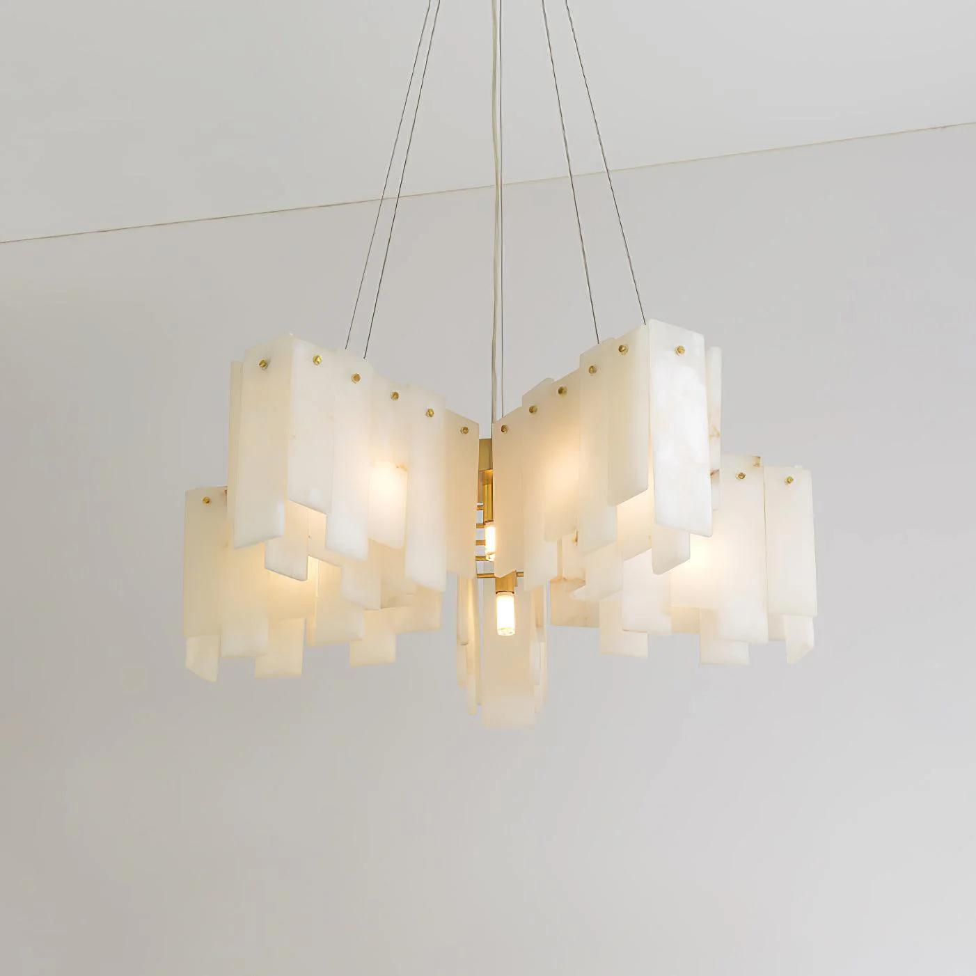 Alabaster Cascade Tiered Chandelier - Image 25