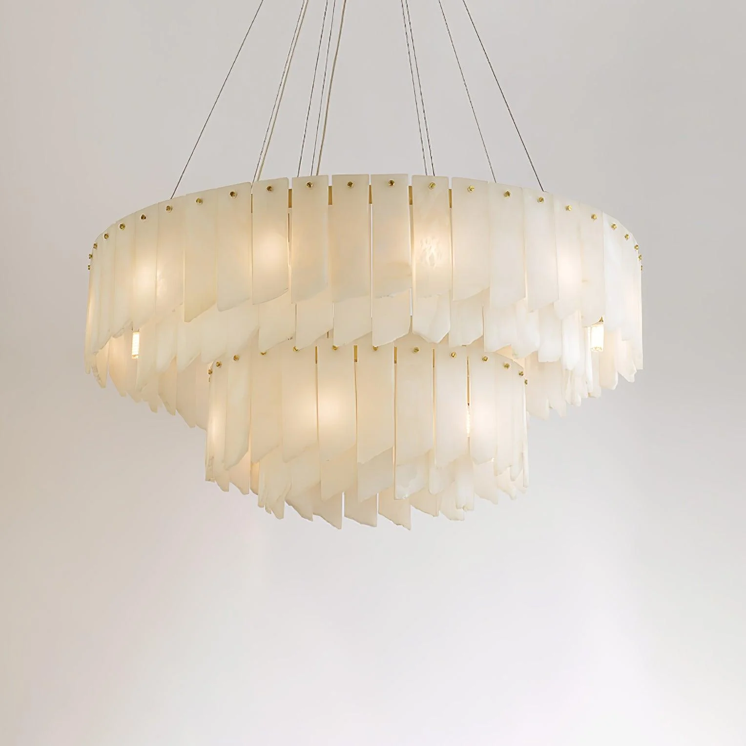 Alabaster Cascade Tiered Chandelier - Image 29