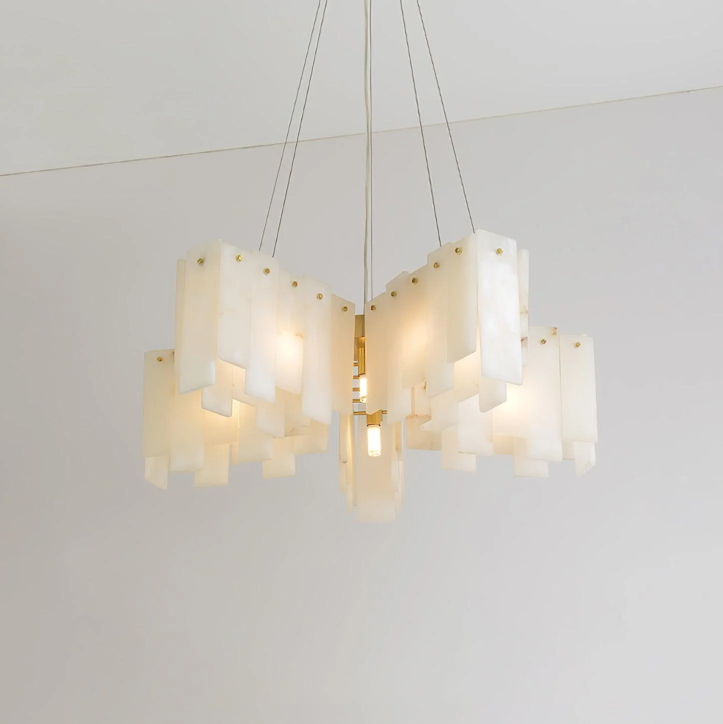 Alabaster Cascade Tiered Chandelier - Image 7