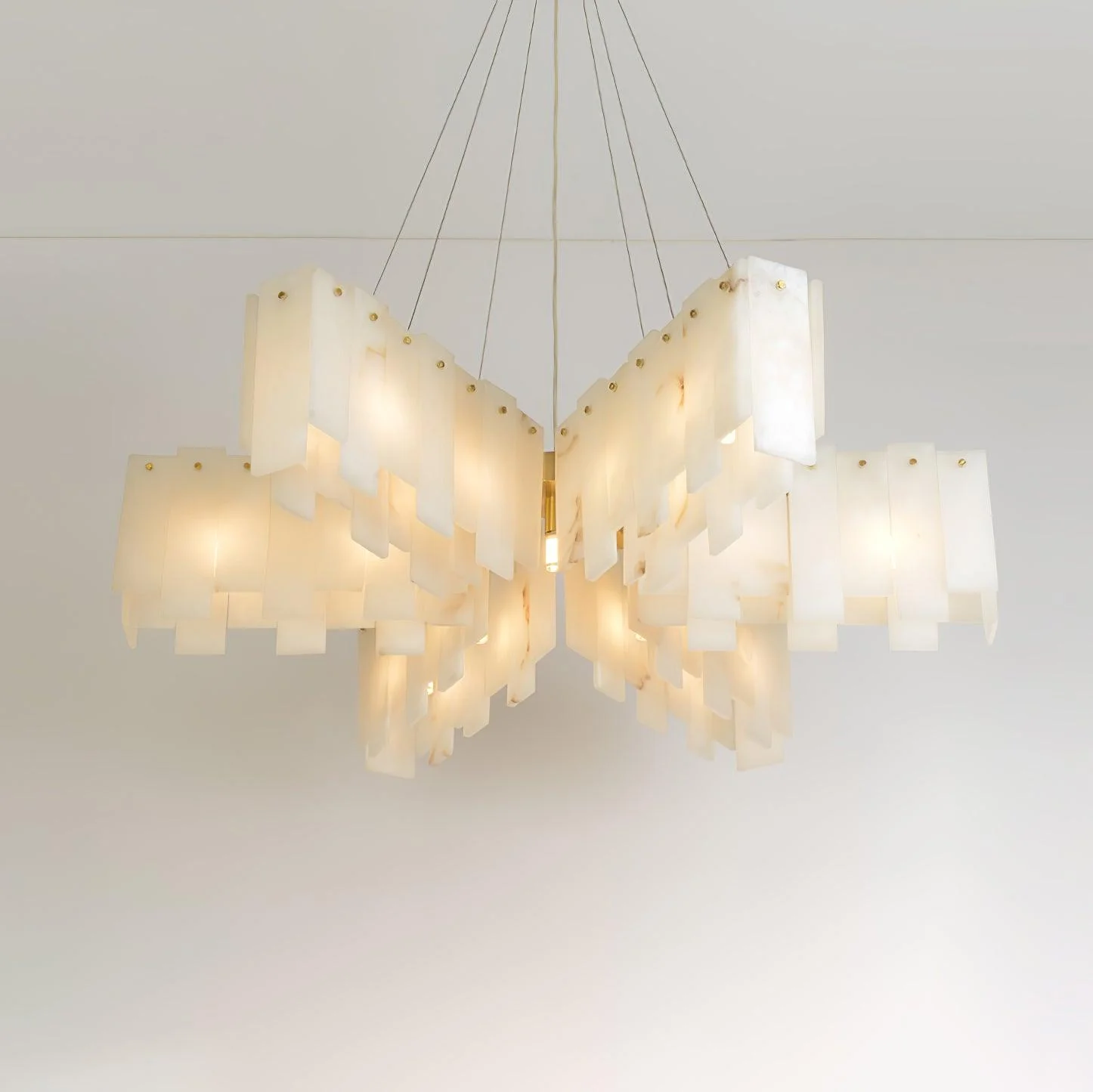 Alabaster Cascade Tiered Chandelier - Image 8