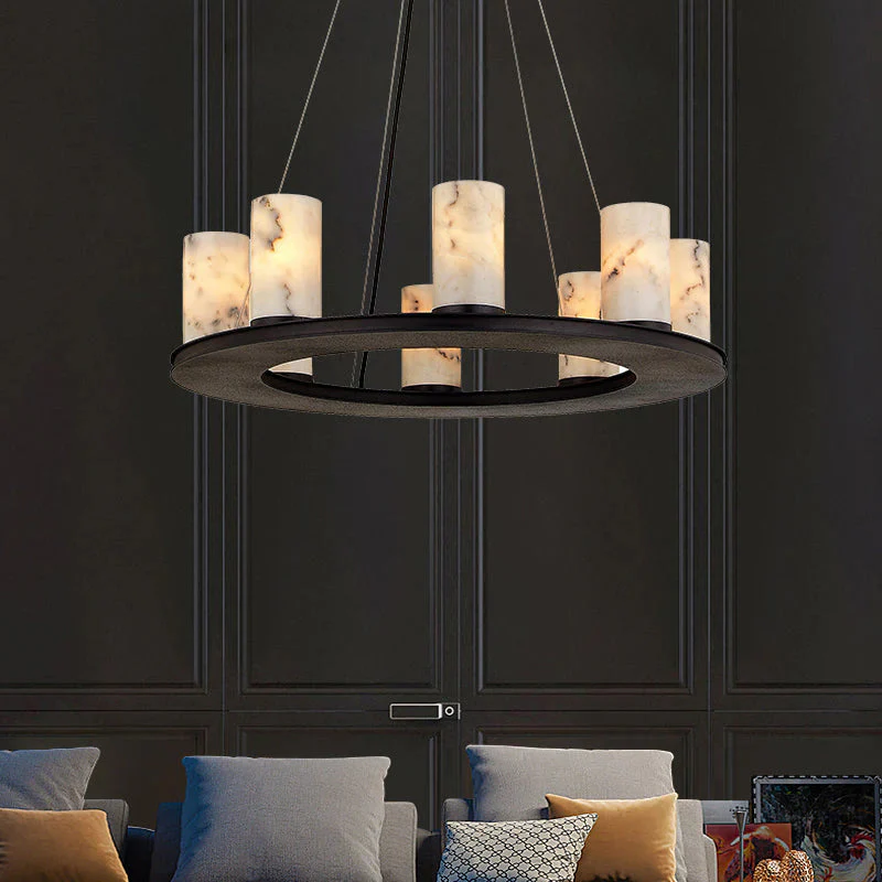 Alabaster Chandelier for Dining Table - Image 2