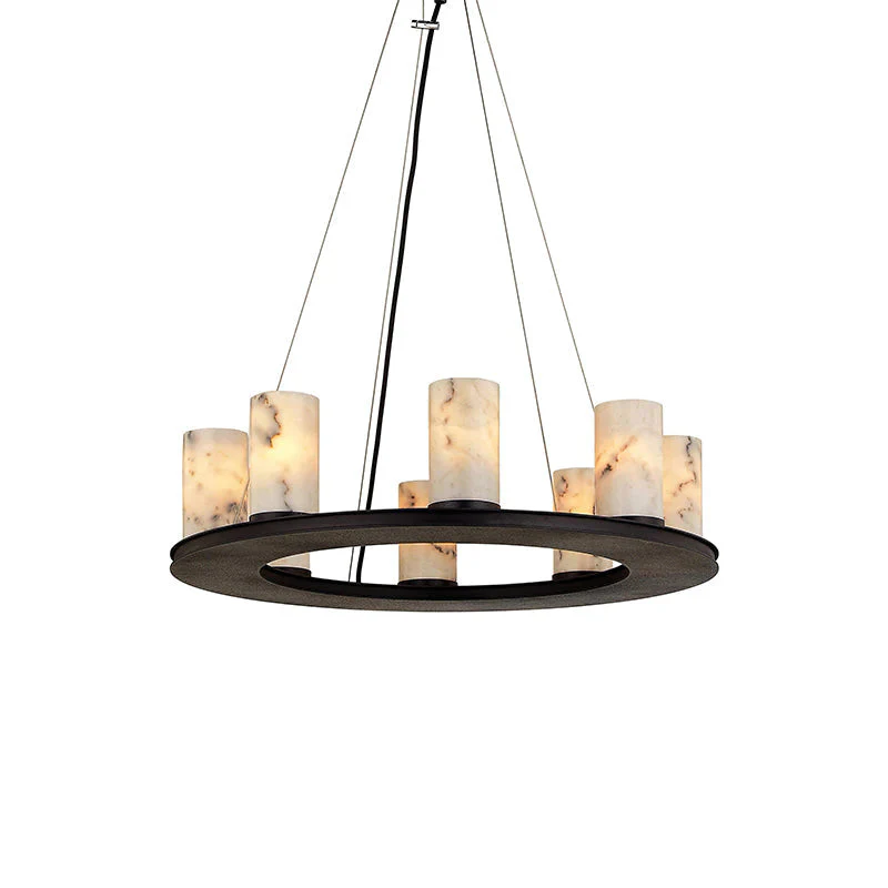 Alabaster Chandelier for Dining Table - Image 3