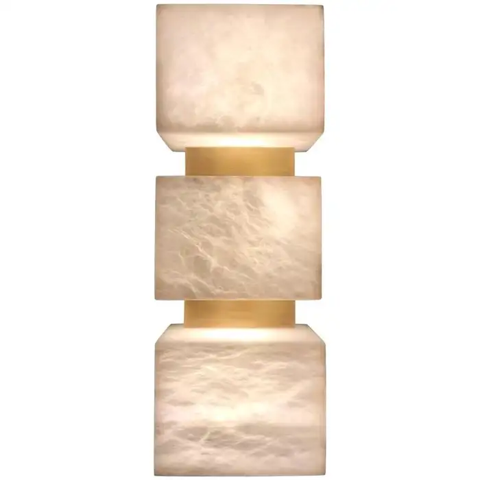 Alabaster Cubes Wall Sconce - Image 8