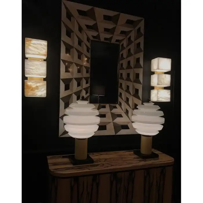 Alabaster Cubes Wall Sconce - Image 9
