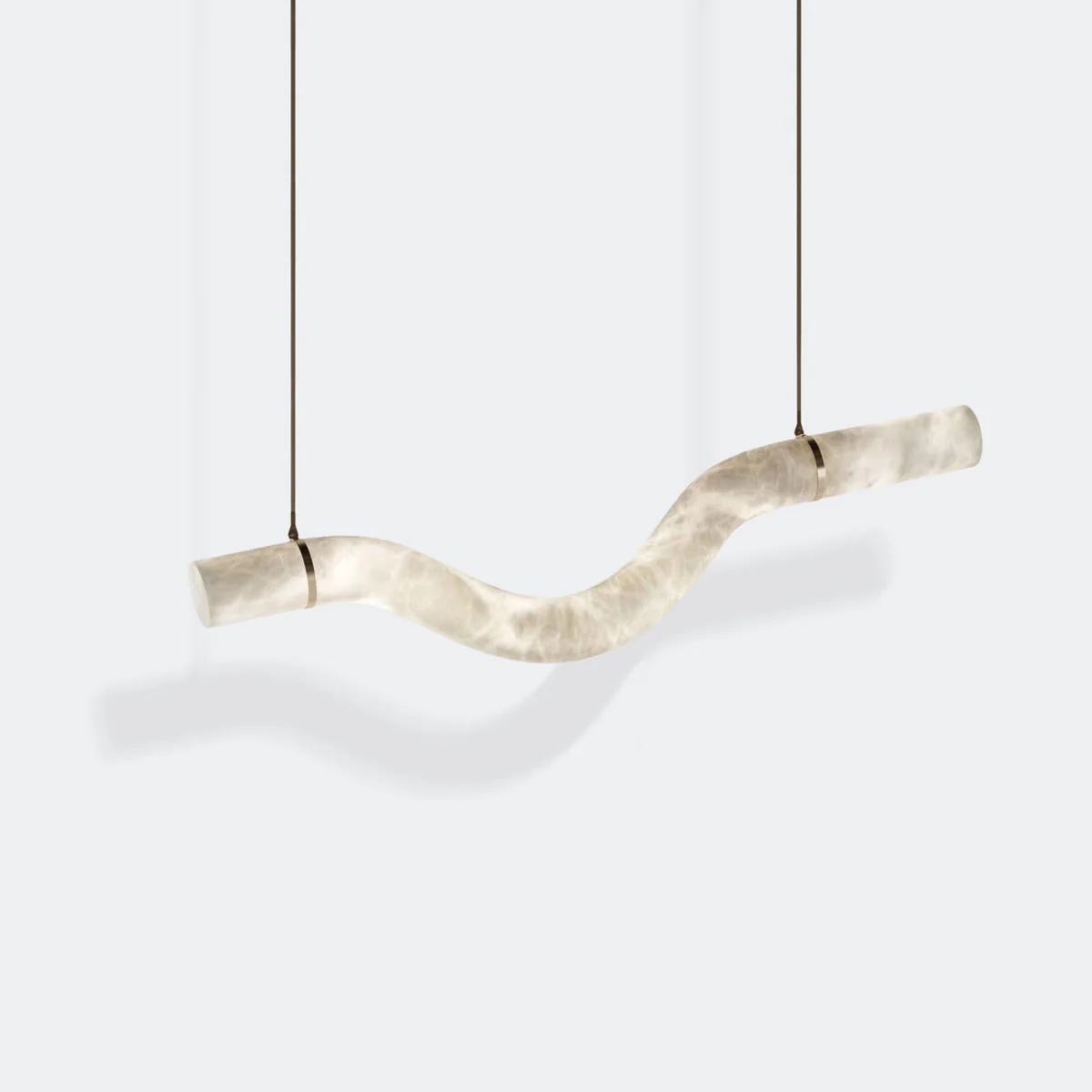 Alabaster Curved Chandelier - Image 4