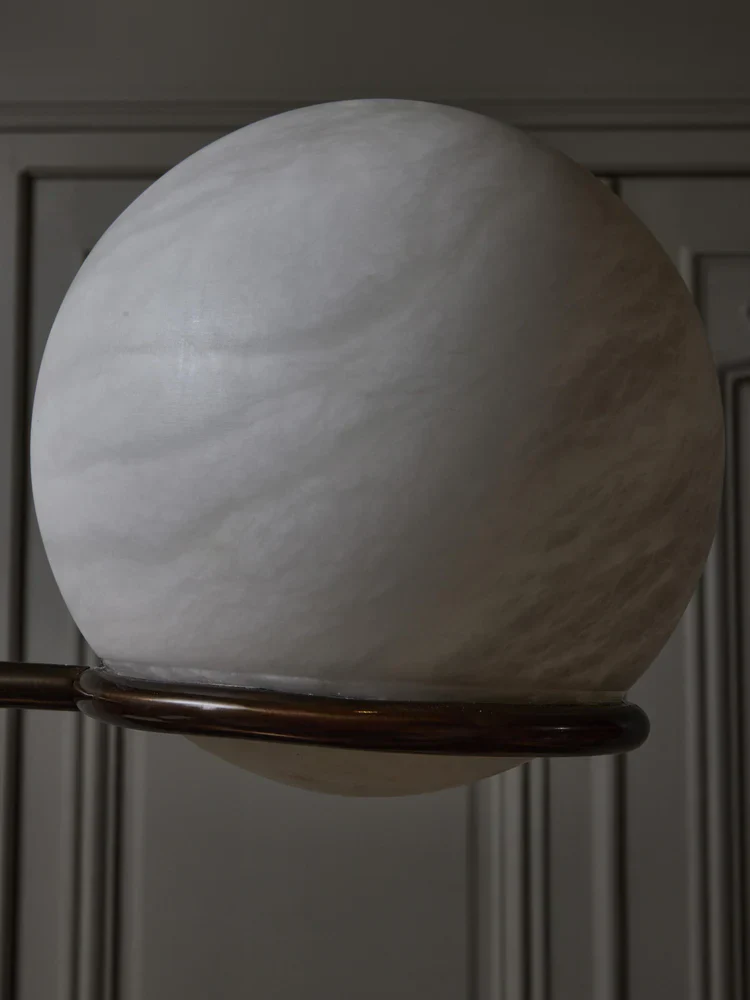 Alabaster Double Pendulum Chandelier - Image 10