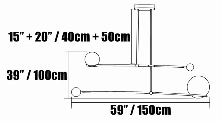 Alabaster Double Pendulum Chandelier - Image 11